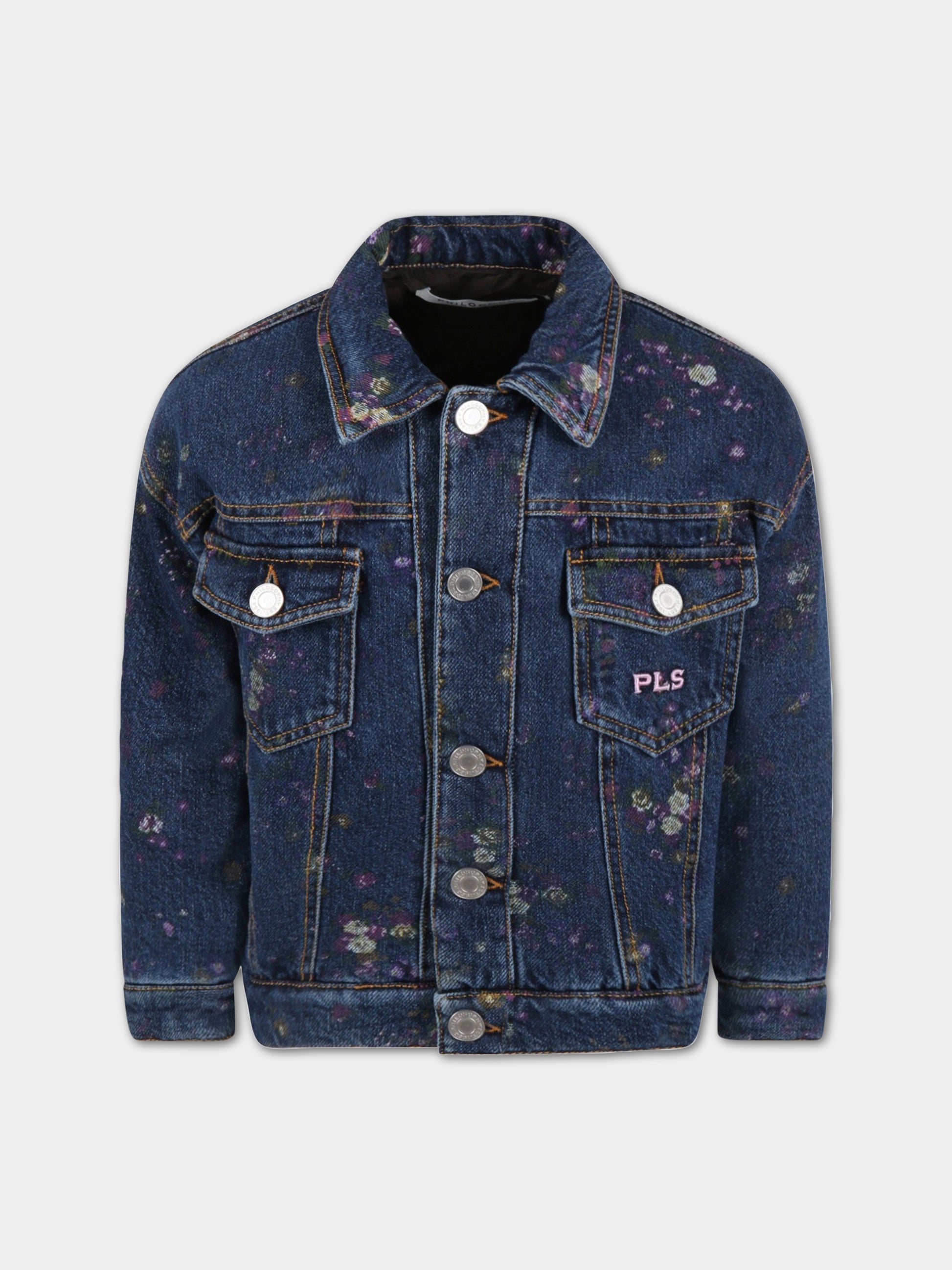 Giacca blu per bambina con macchie,Philosophy,PJGB52 BF007 4020