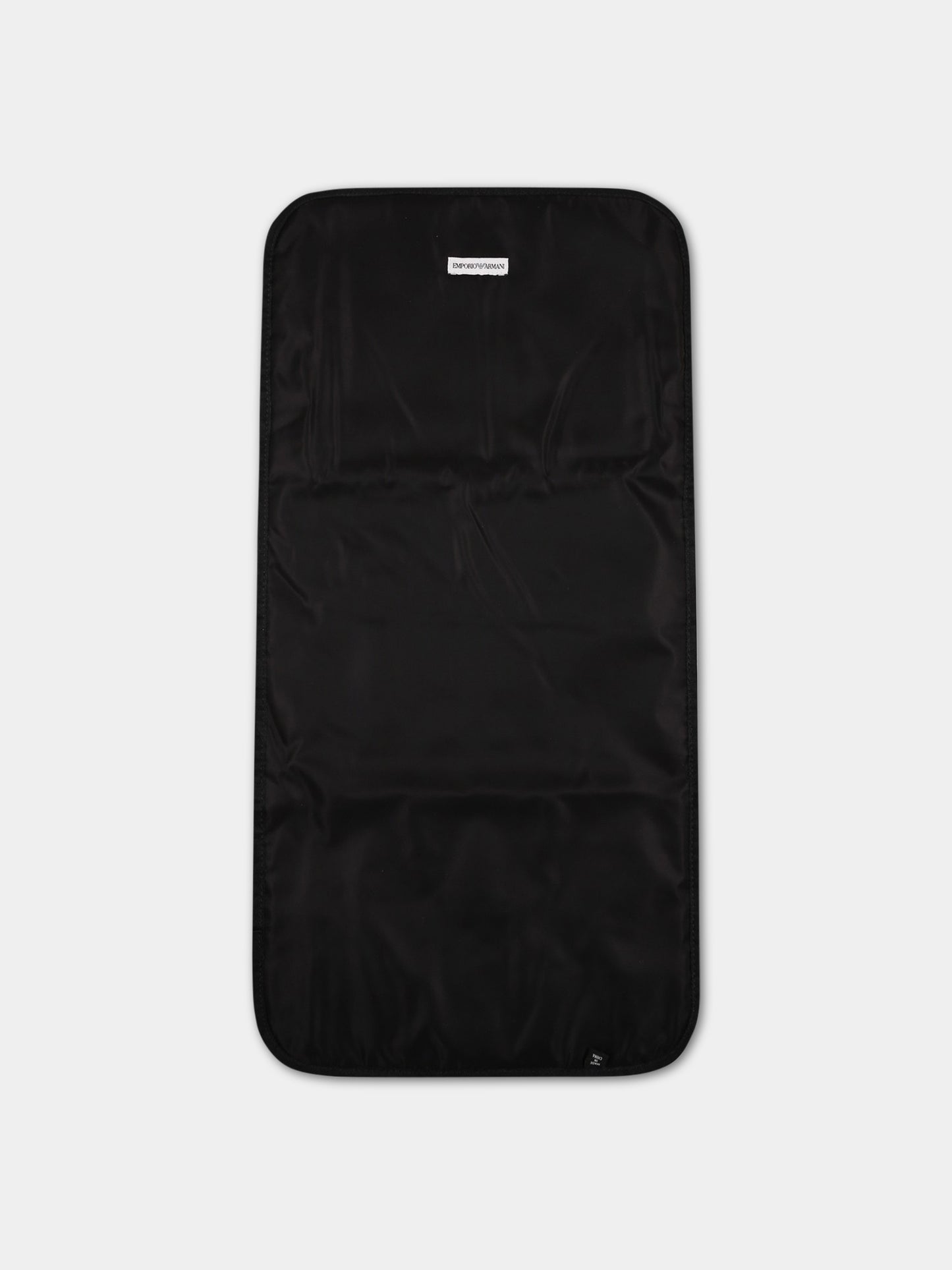 Borsa-mamma nera per neonati con logo,Armani Junior,402155 3R581 00020