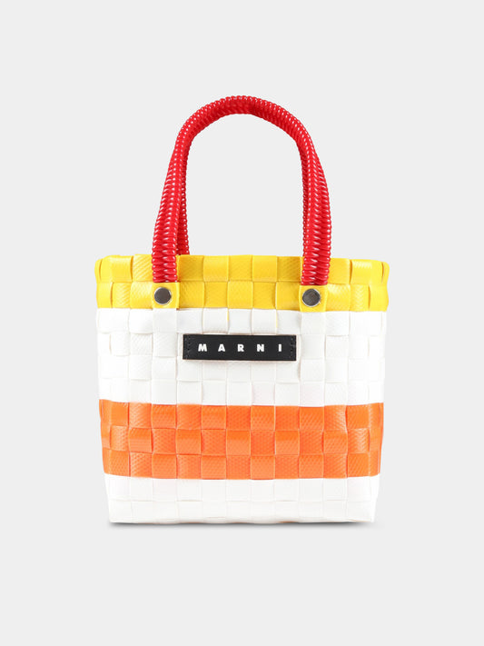 Borsa multicolor per bambina con logo,Marni Kids,M00816 M00IW 0M100