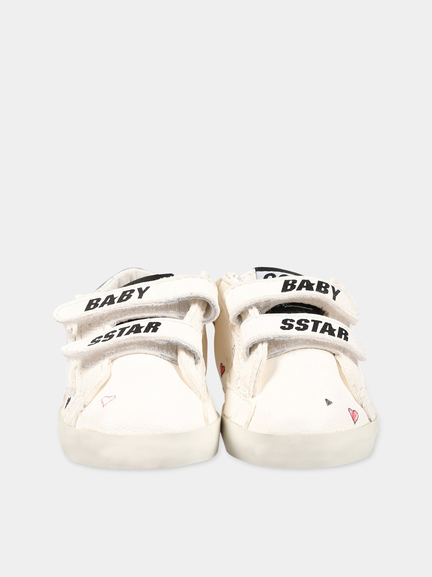 Sneakers bianche per neonata con stampe,Golden Goose,GIF00166 F004210 15437
