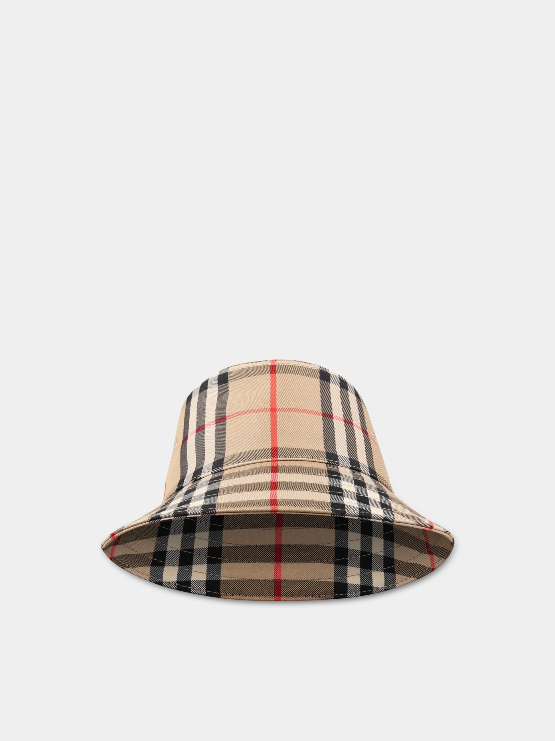 Cloche beige per neonati,Burberry Kids,8043663