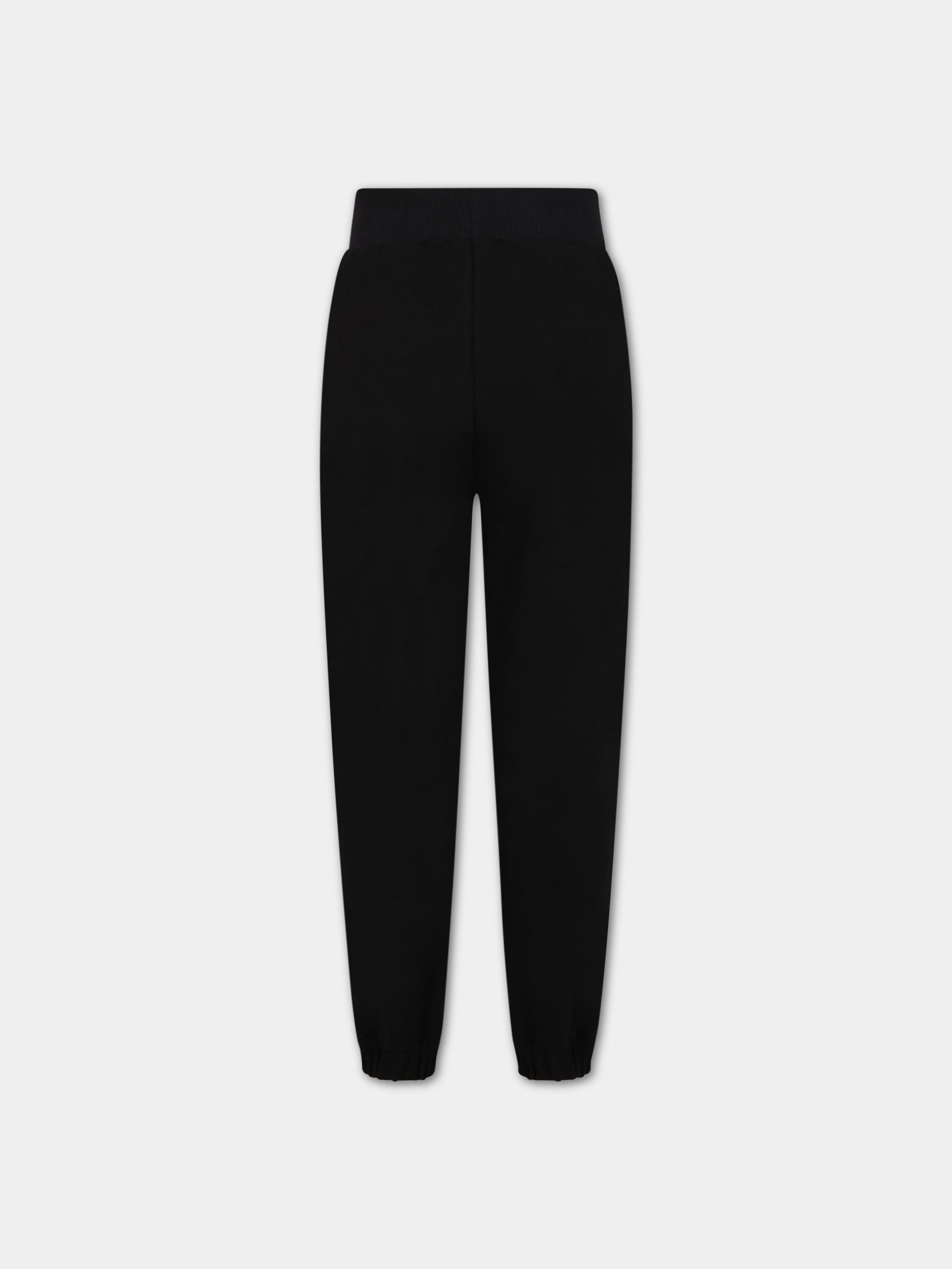 Pantaloni neri per bambina con iconico occhiolino e stella,Chiara Ferragni Collection,51A410 1250 0050