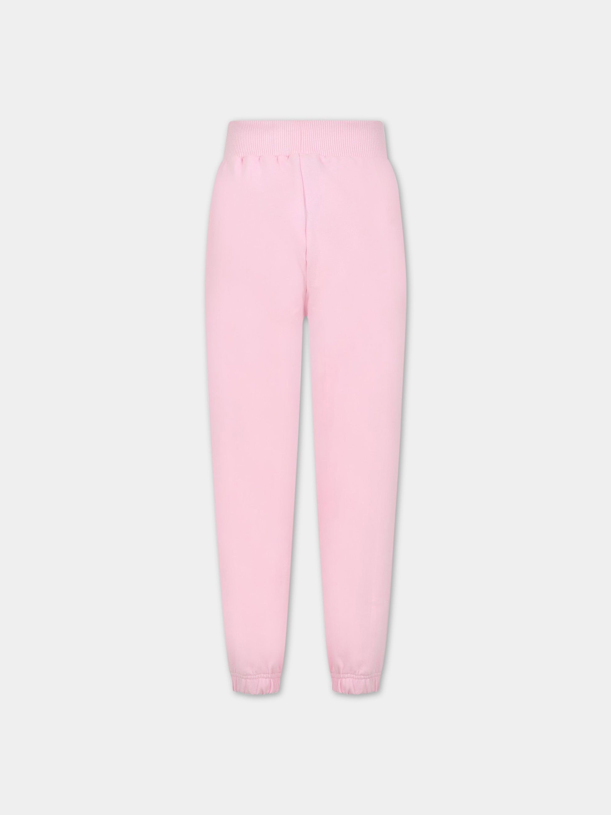 Pantaloni rosa per bambina con iconico occhiolino e stella,Chiara Ferragni Collection,51A410 1250 0090
