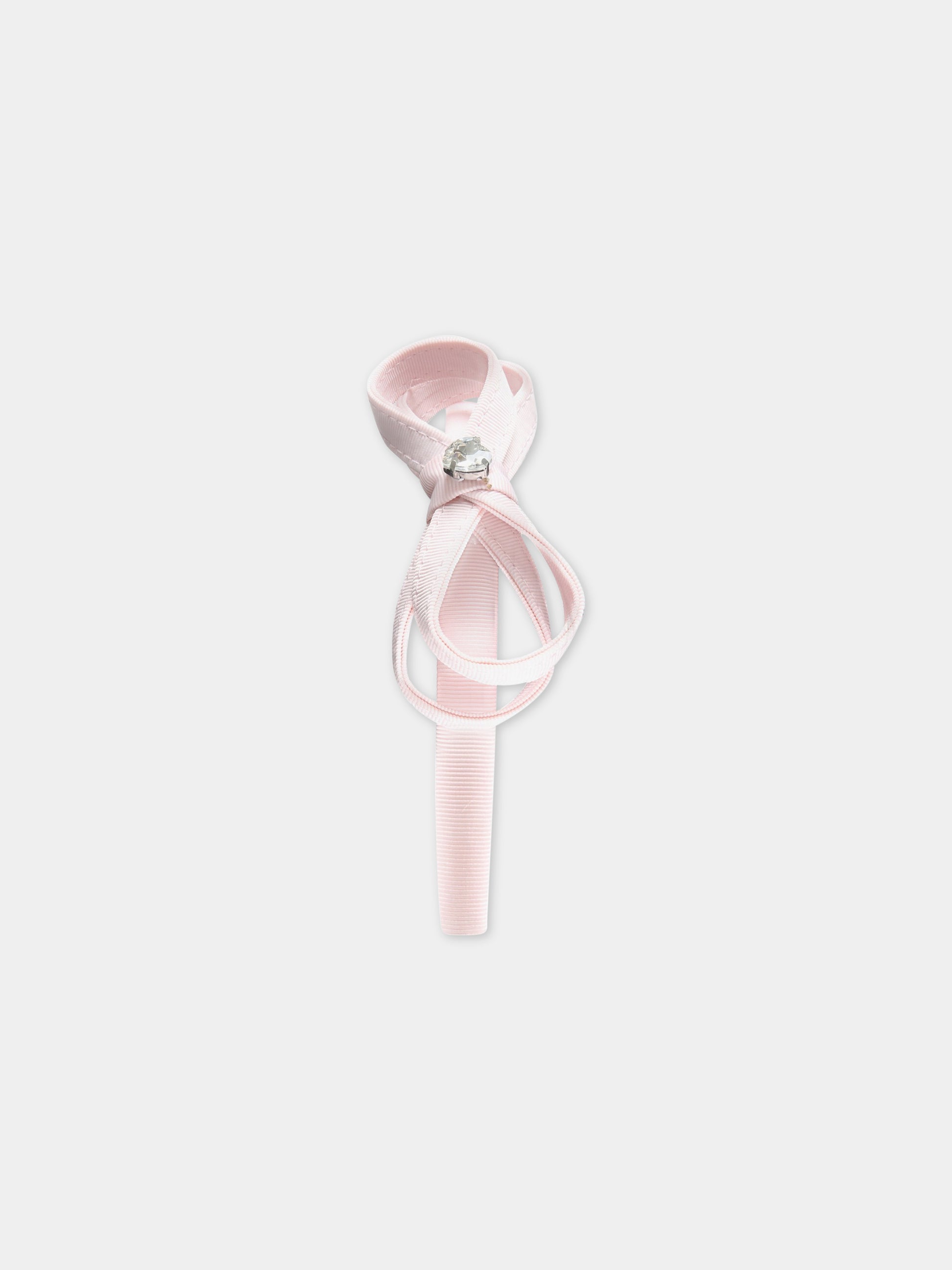 Cerchietto rosa per bambina con cuore,Monnalisa,17A000 1094 0090
