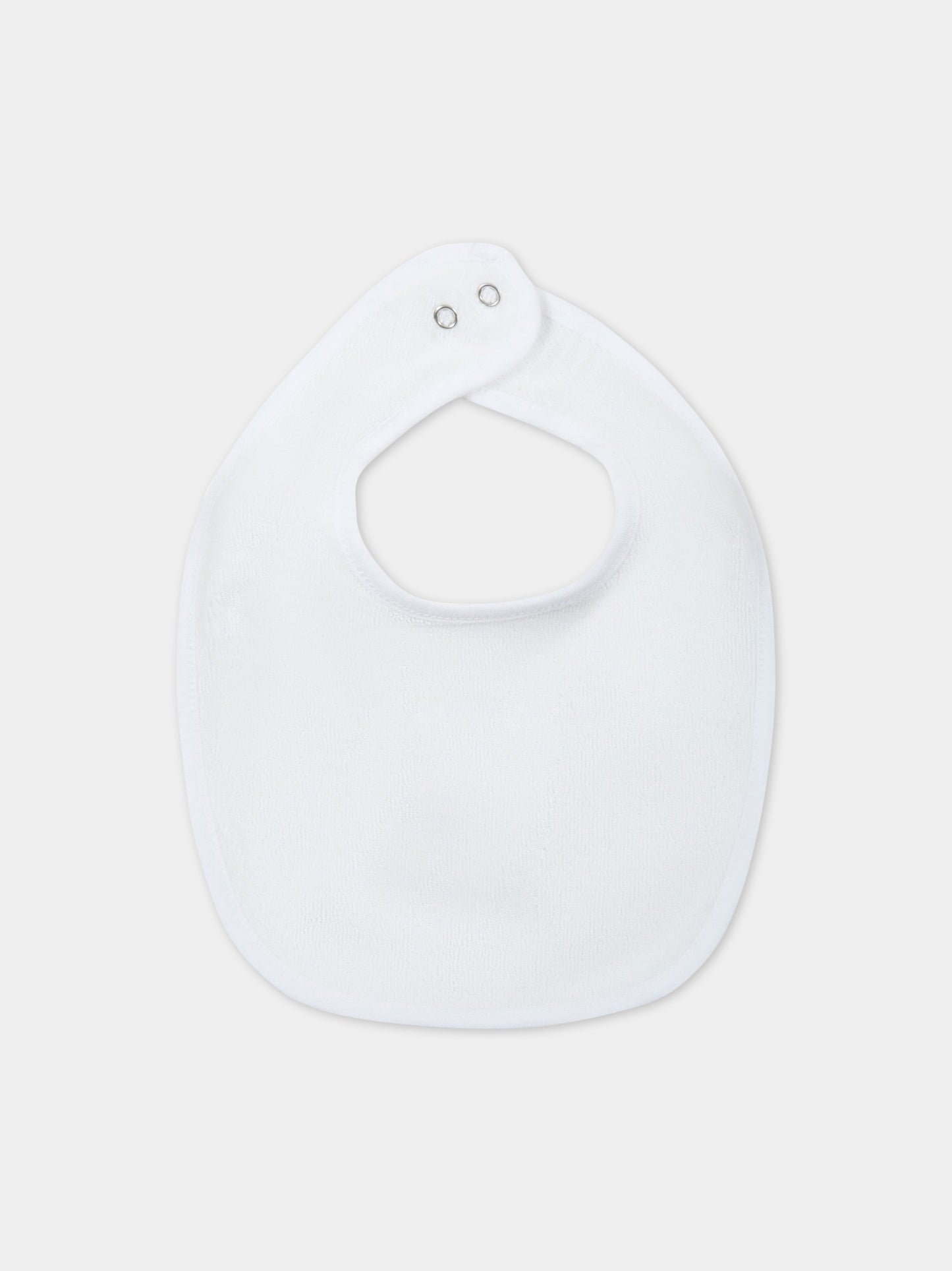 Set bianco per neonati con logo,Balmain Kids,BSB509 Z0057 999