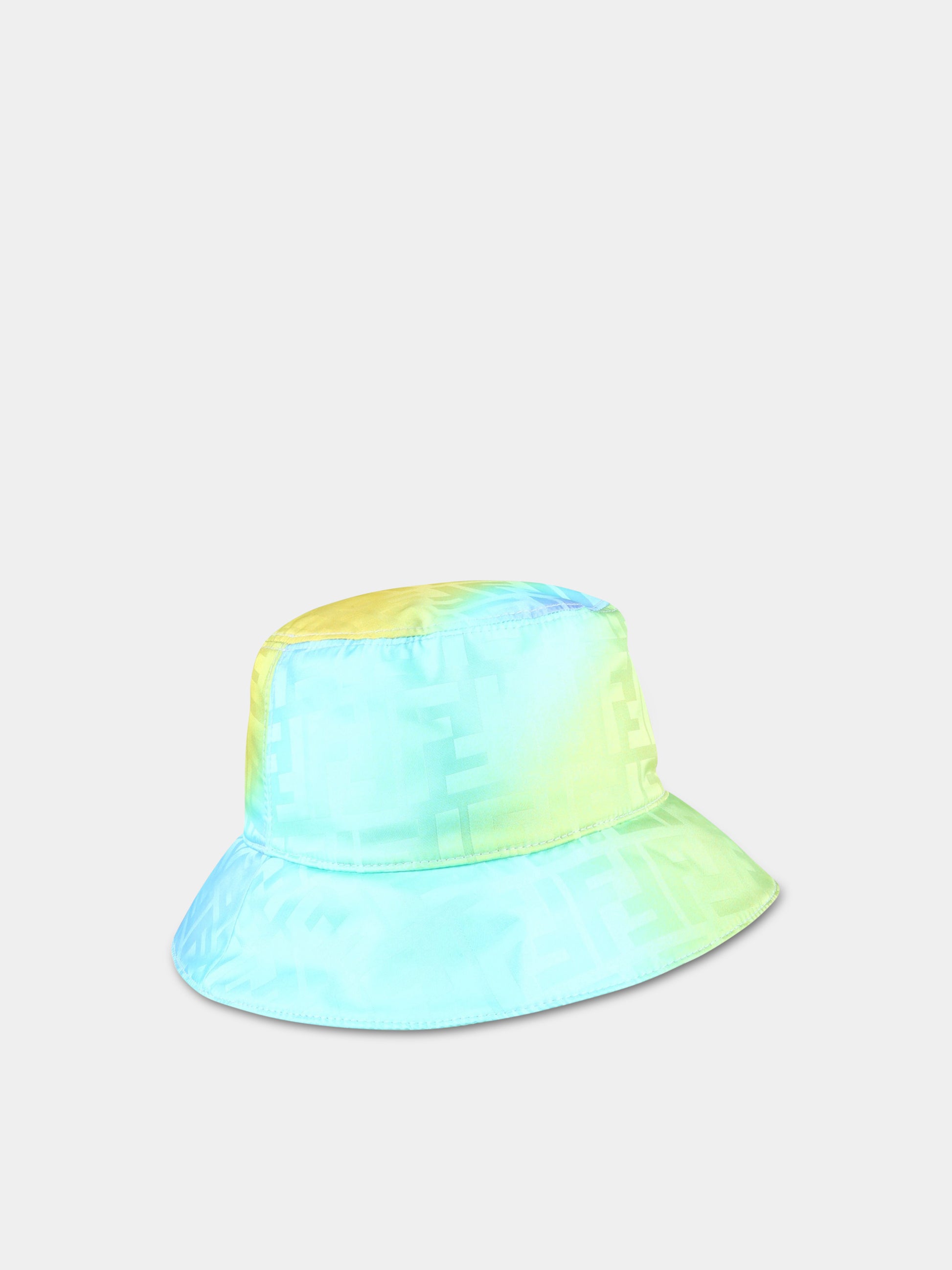 Cloche multicolor per bambino con FF,Fendi Kids,JMP067 AMRL F1862