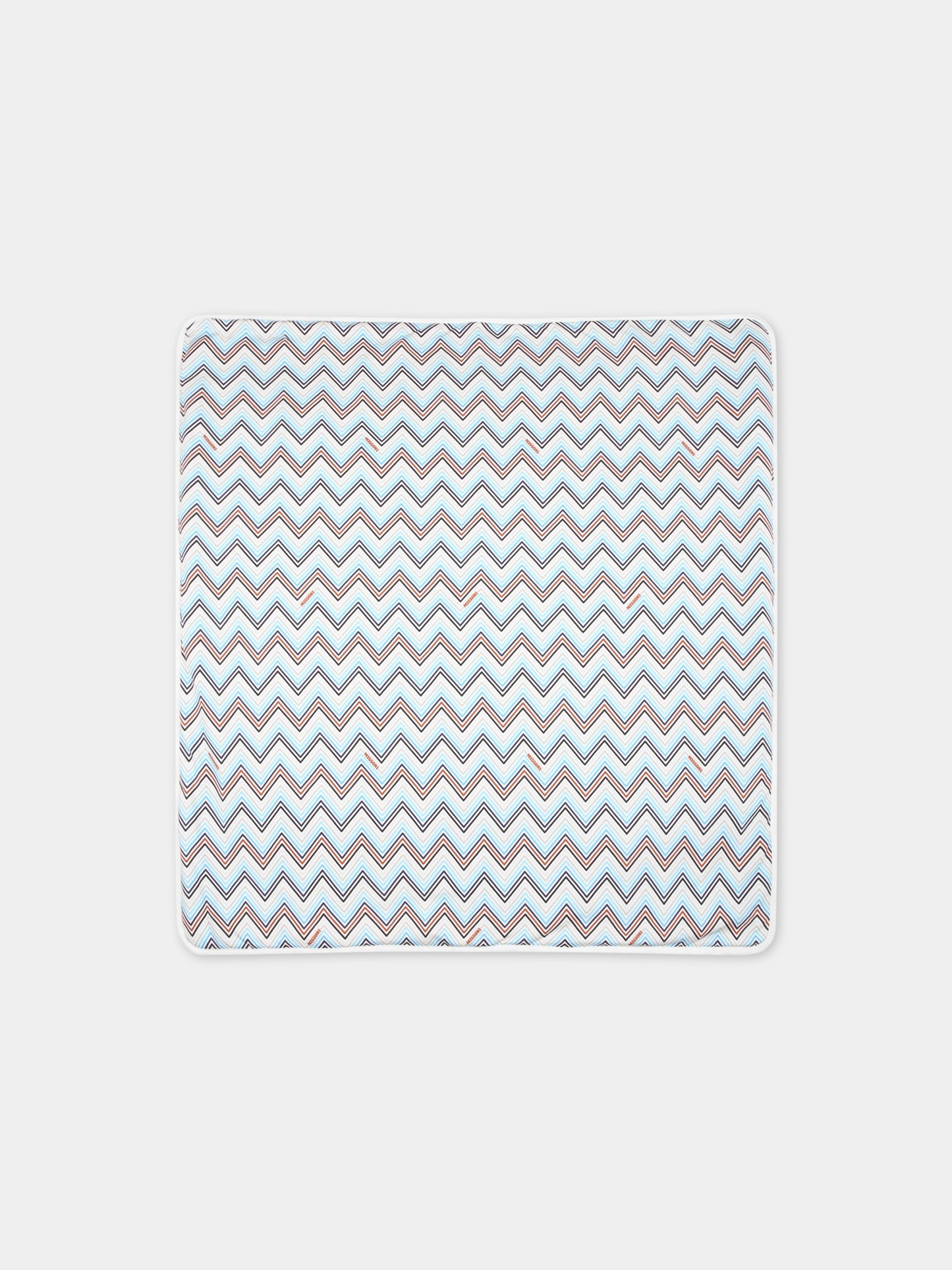 Coperta multicolor per neonato con iconico motivo a chevron,Missoni,MS0010 J0273 100BL