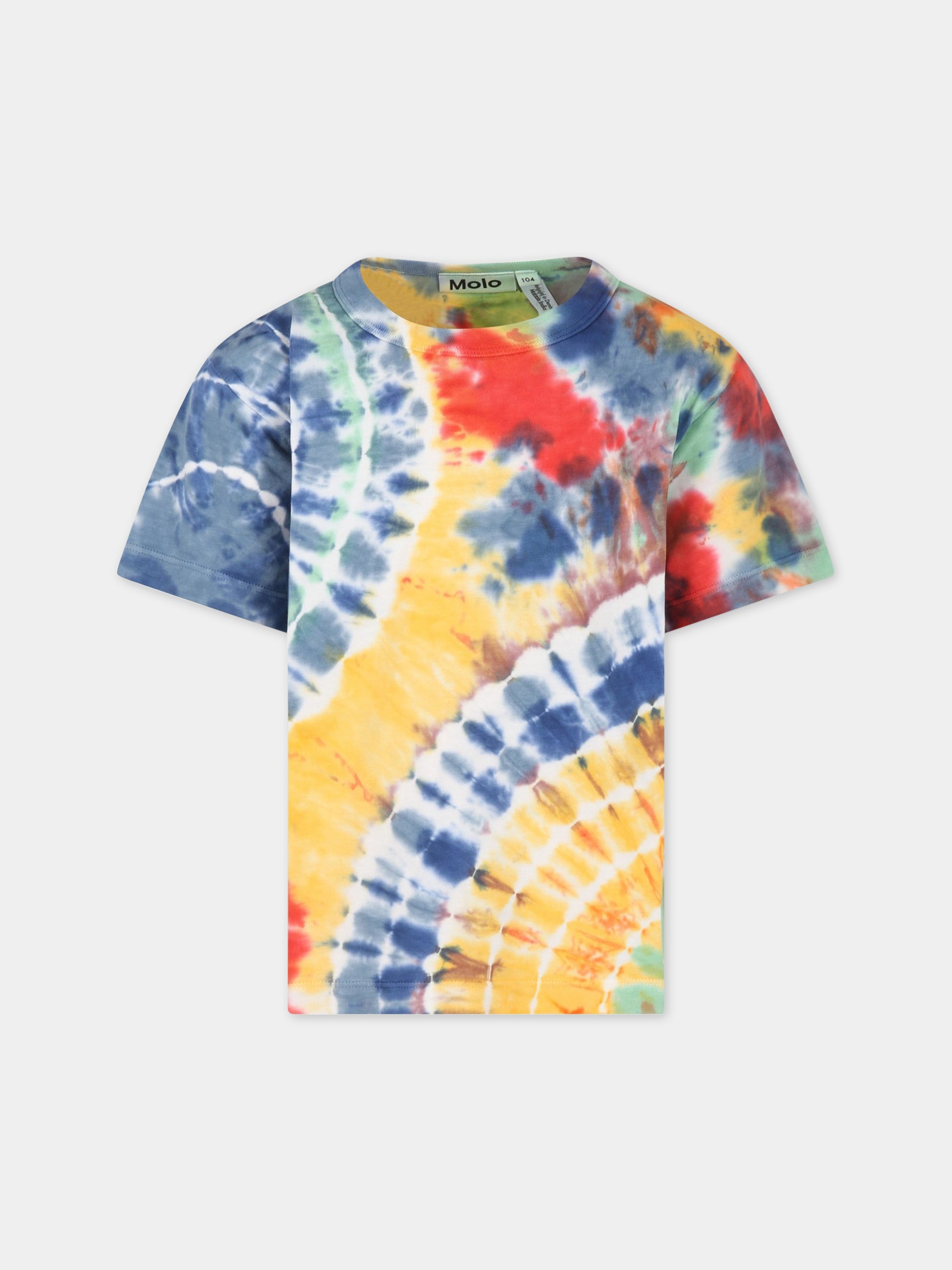 T-shirt multicolor per bambino,Molo,6S23A209 5960