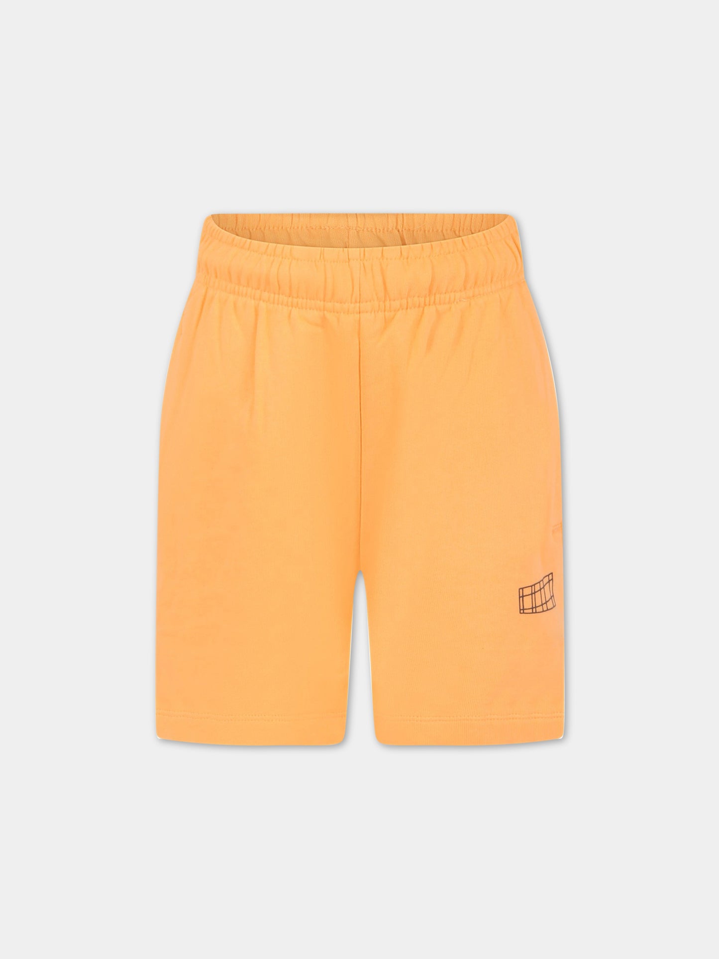 Shorts arancioni per bambino con logo,Molo,6S23H205 8709