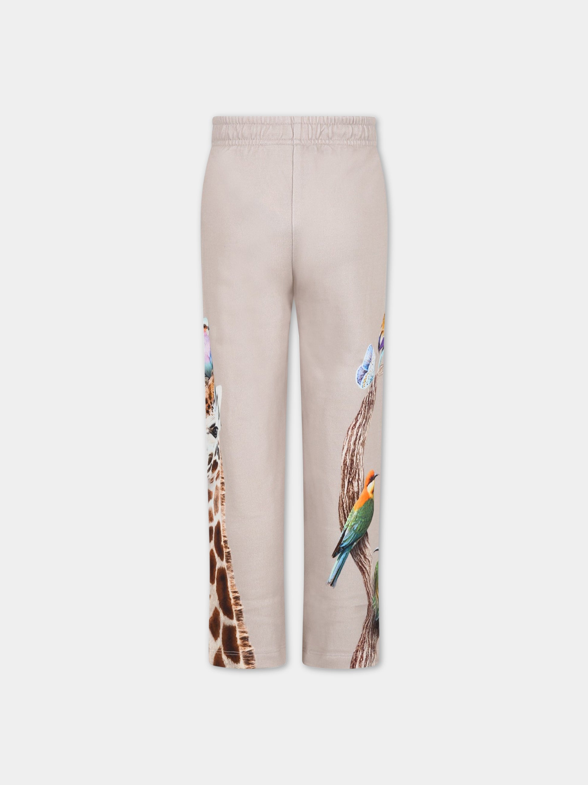 Pantaloni beige da tuta per bambina,Molo,2S23I213 3273