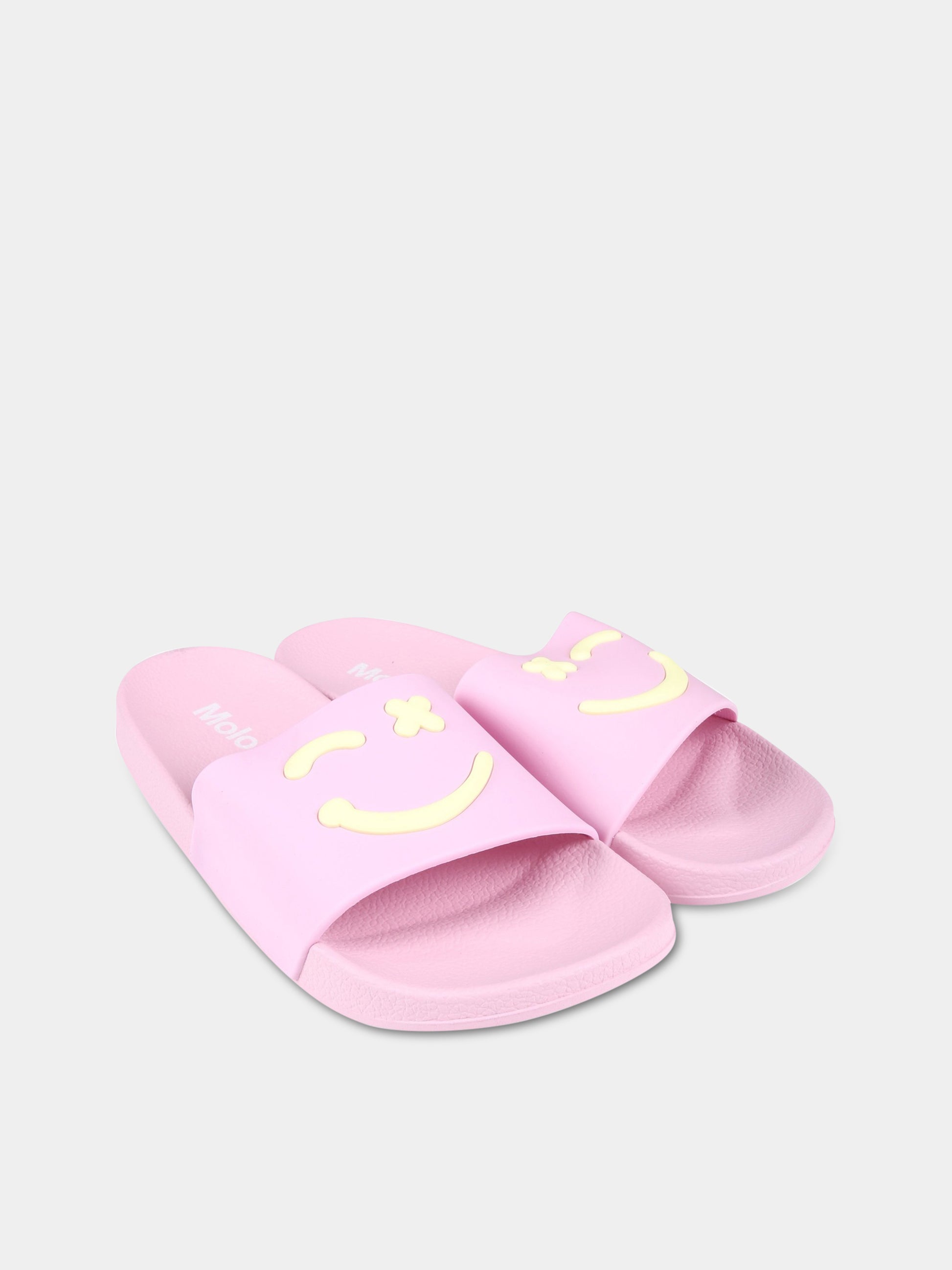 Sandali rosa per bambina con smile,Molo,7S23U202 8675