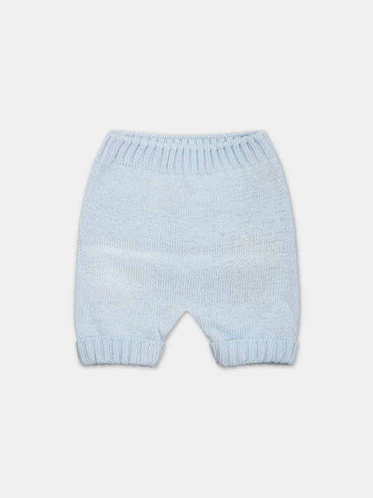 Pantaloni celesti per neonato,Little Bear,6005 CIELO