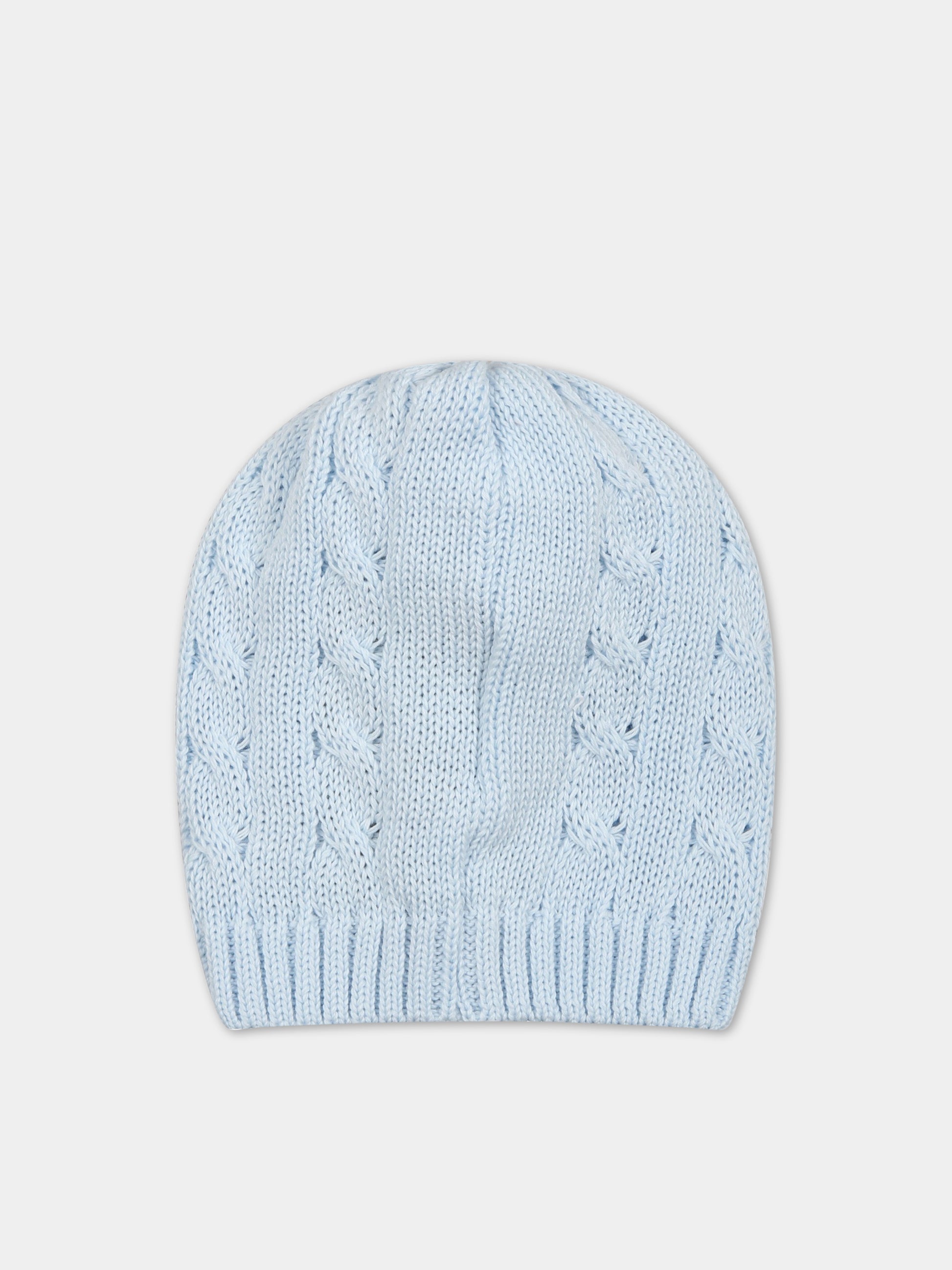 Cappello celeste per neonato,Little Bear,6119 CIELO