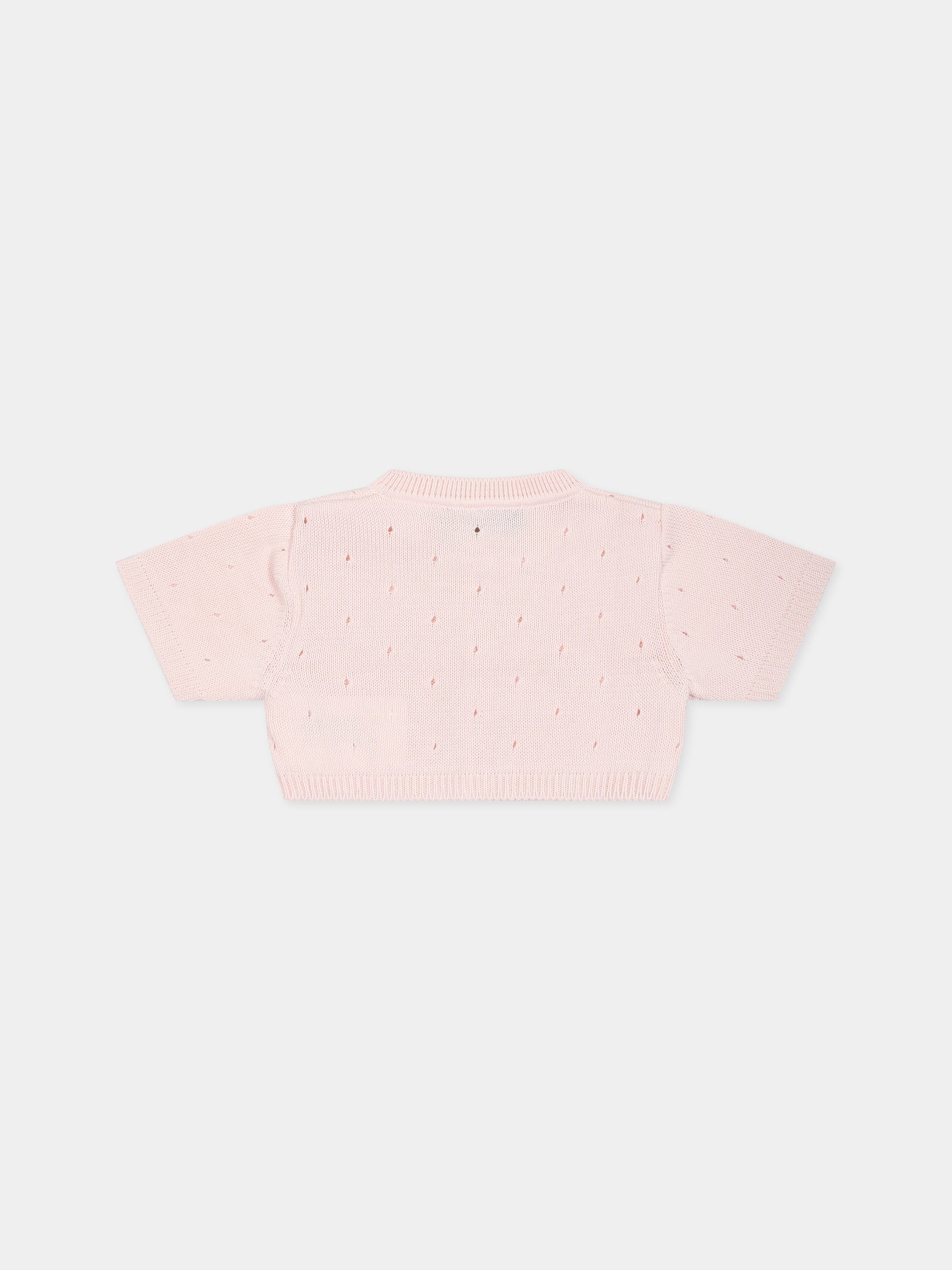Cardigan rosa per neonata,Little Bear,6163 CIPRIA