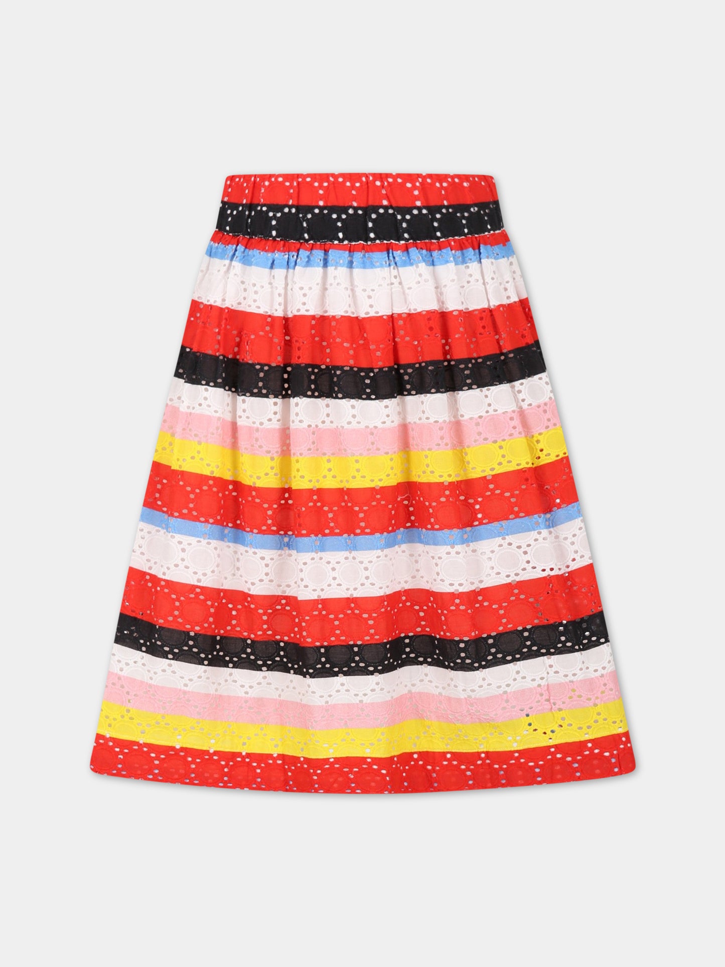 Gonna multicolor per bambina con logo,Sonia Rykiel Paris,A13001 Z41