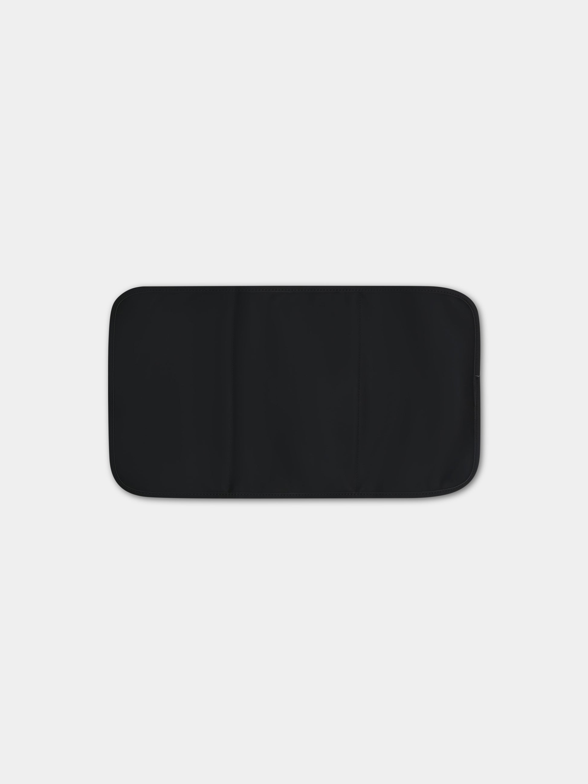 Borsa-mamma nera per neonato con patch logato,Boss,J90313 09B