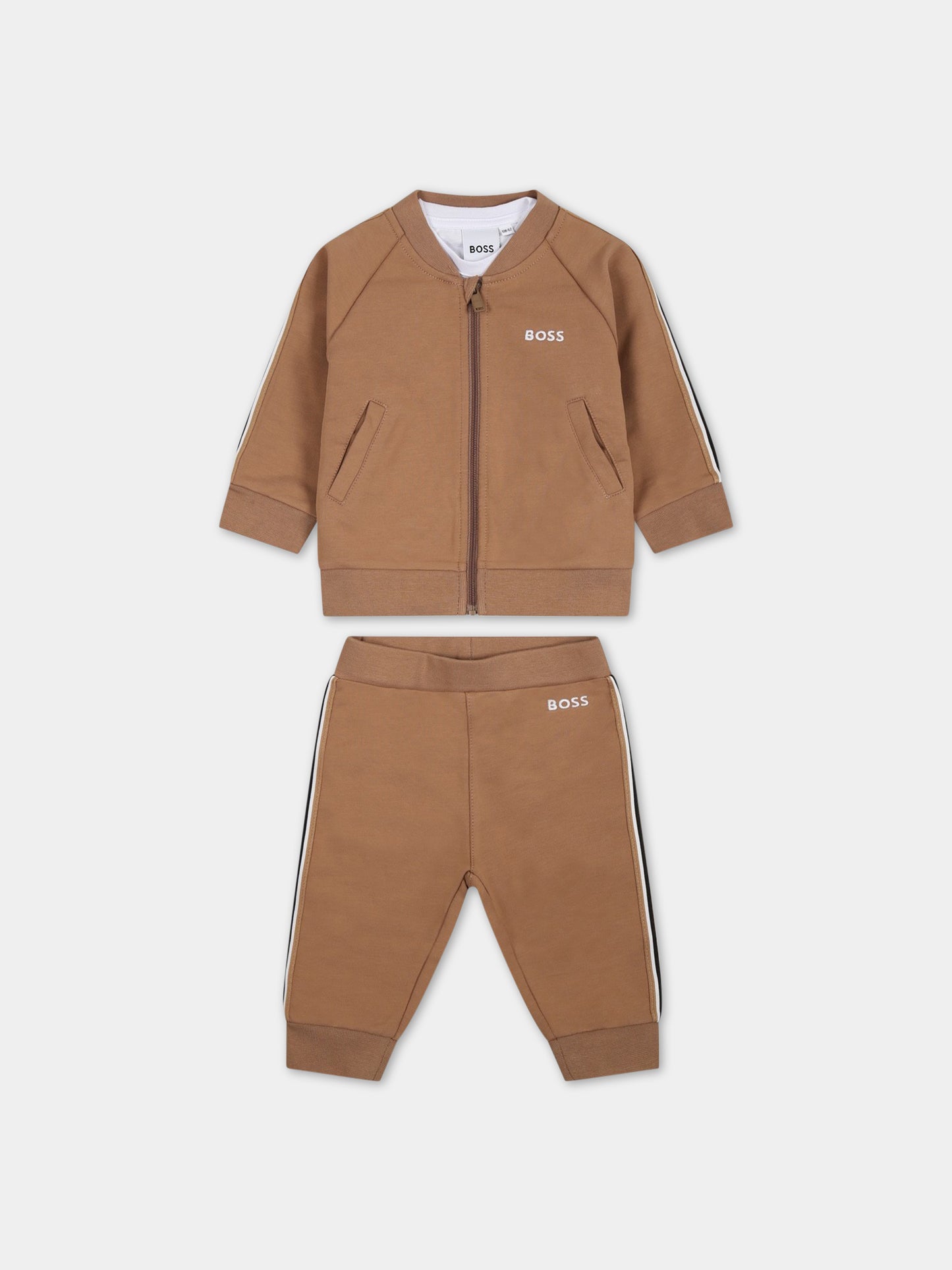 Completo multicolor per neonato con logo,Boss,J98410 269