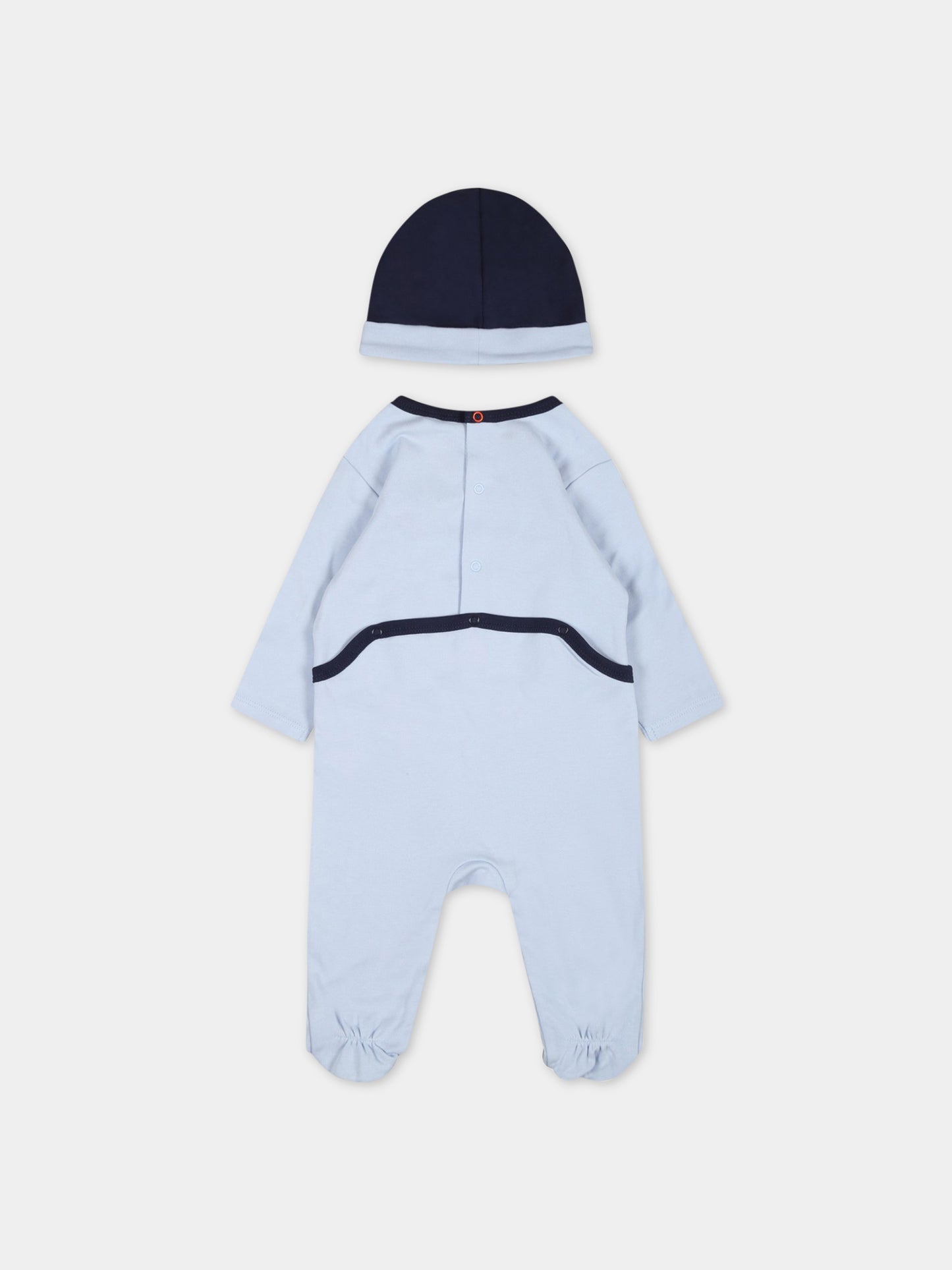 Set multicolor per neonato con logo blu,Timberland,T98321 781