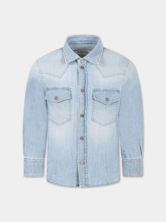 Camicia denim per bambino,Dondup Kids,DMCA91C DS041 4012