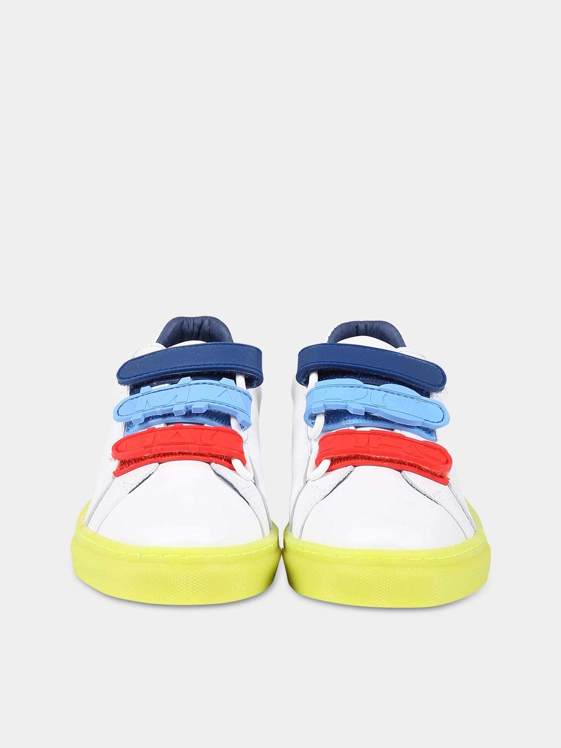 Sneakers bianco per bambino con logo,Little Marc Jacobs,W29062 10P