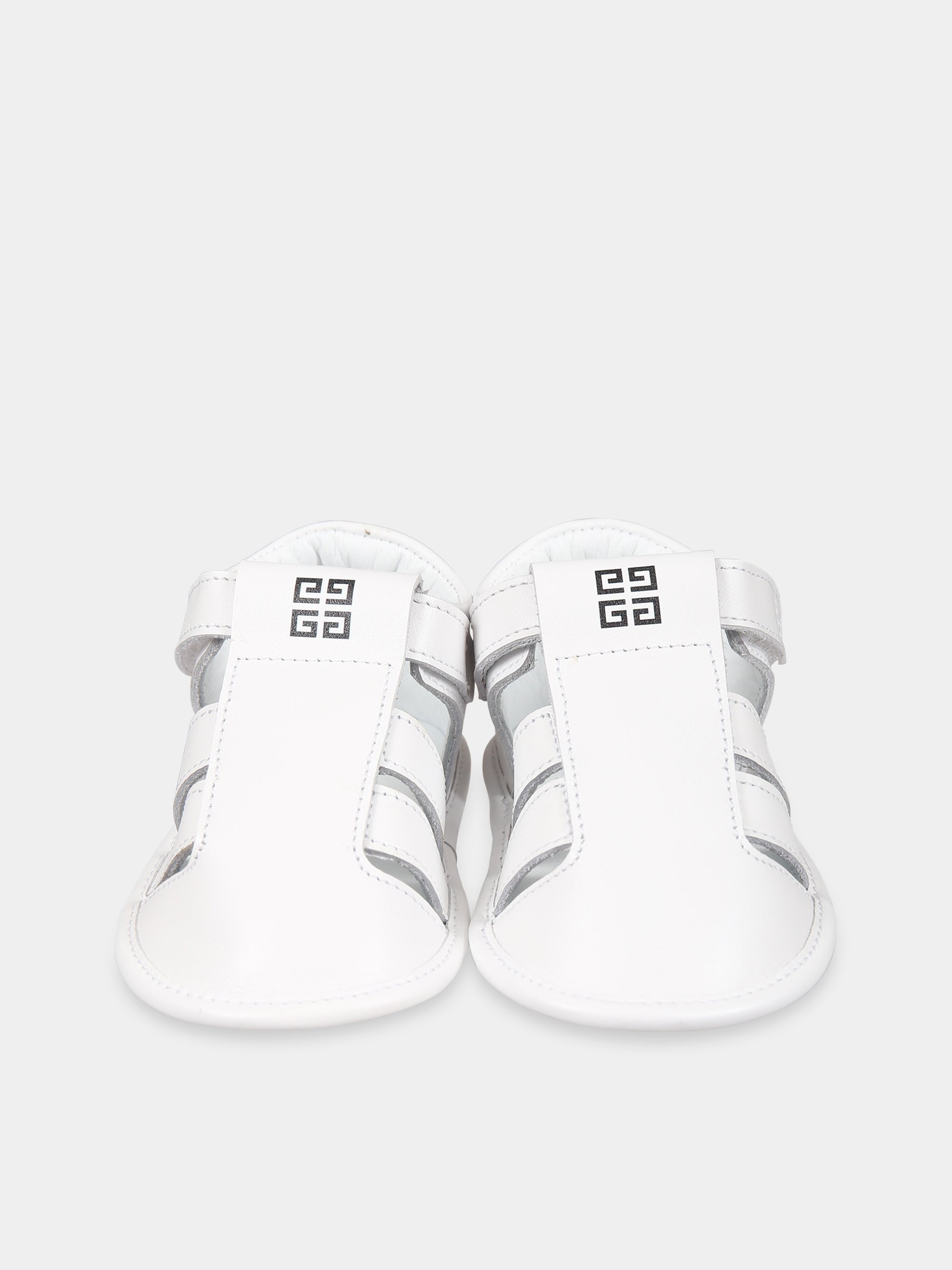 Sandali bianco per neonati con motivo 4G,Givenchy Kids,H99044 10P
