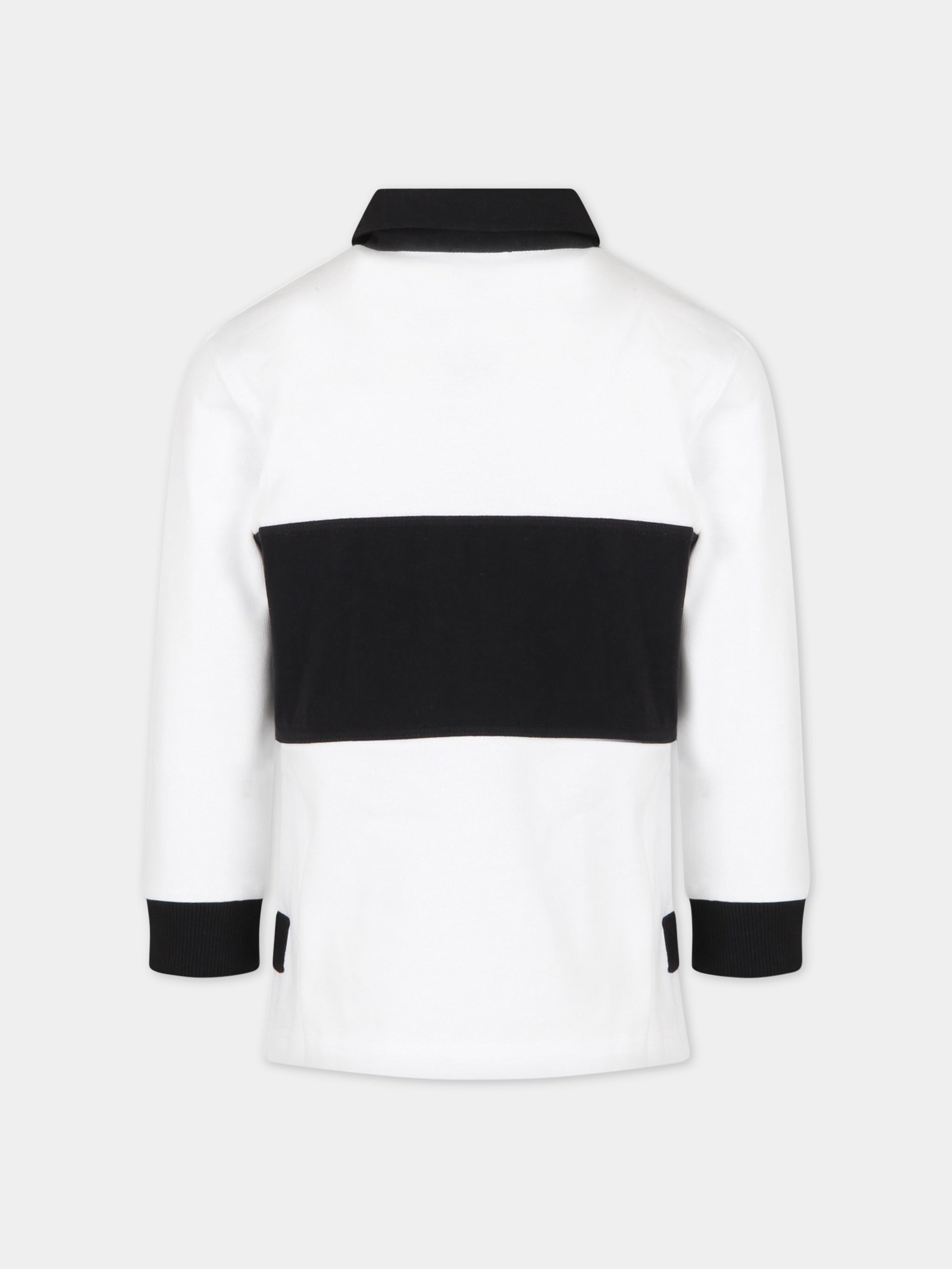 Polo bianca per bambino con logo,Givenchy Kids,H25420 10P