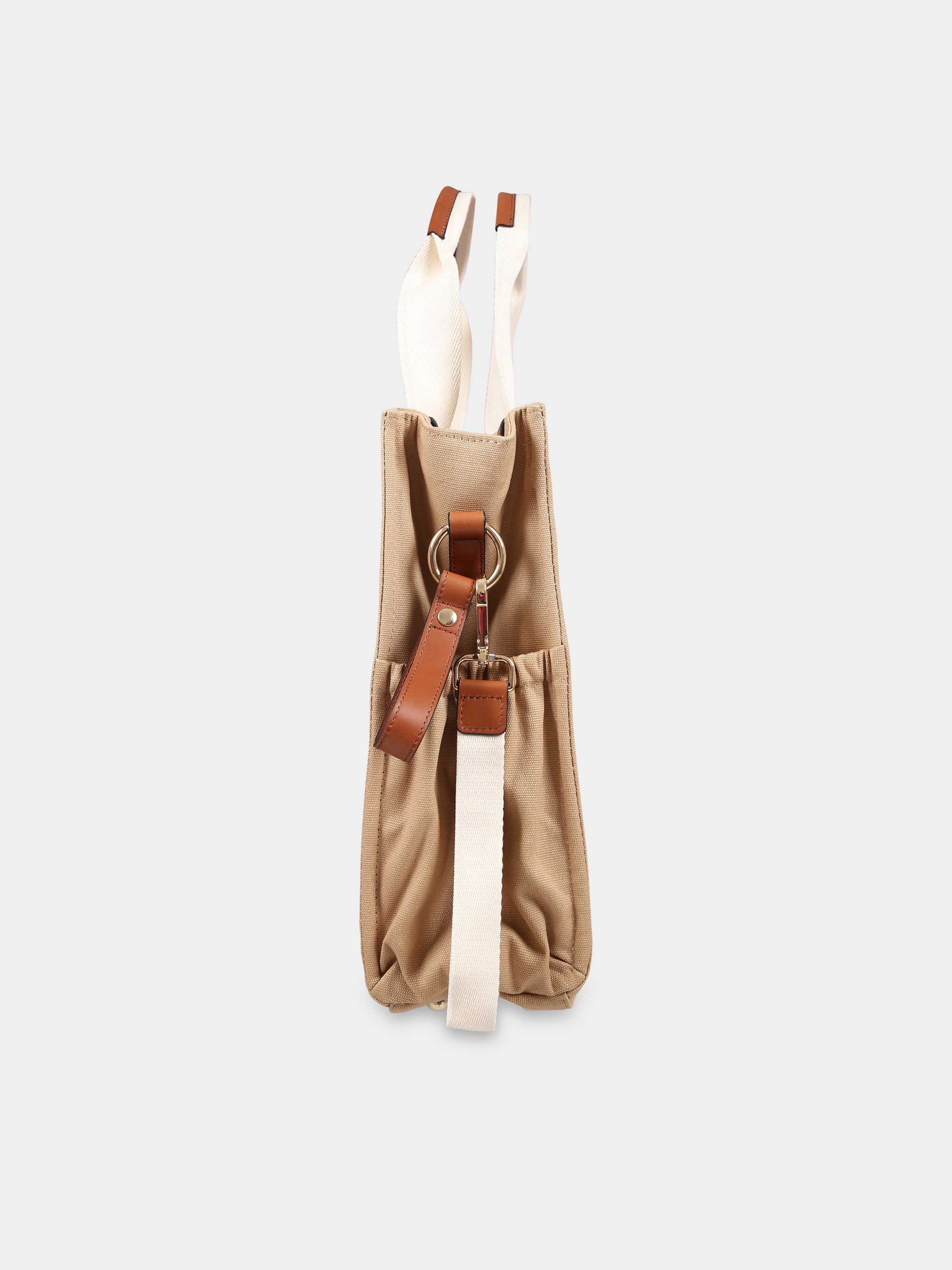 Borsa mamma beige per neonati,Chloé Kids,C90400 231