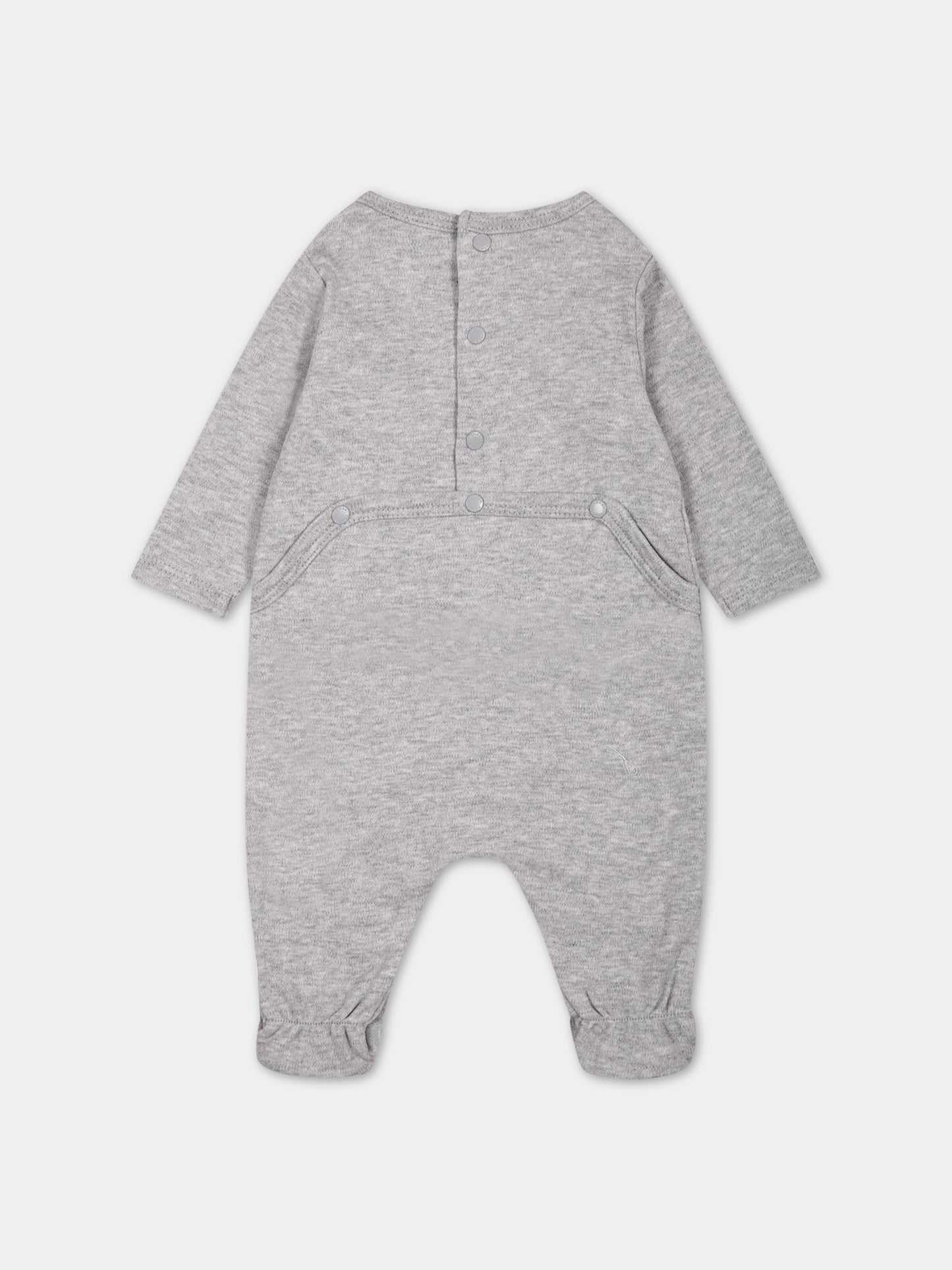 Set multicolor per neonata con logo e  elefante,Kenzo Kids,K98111 A41