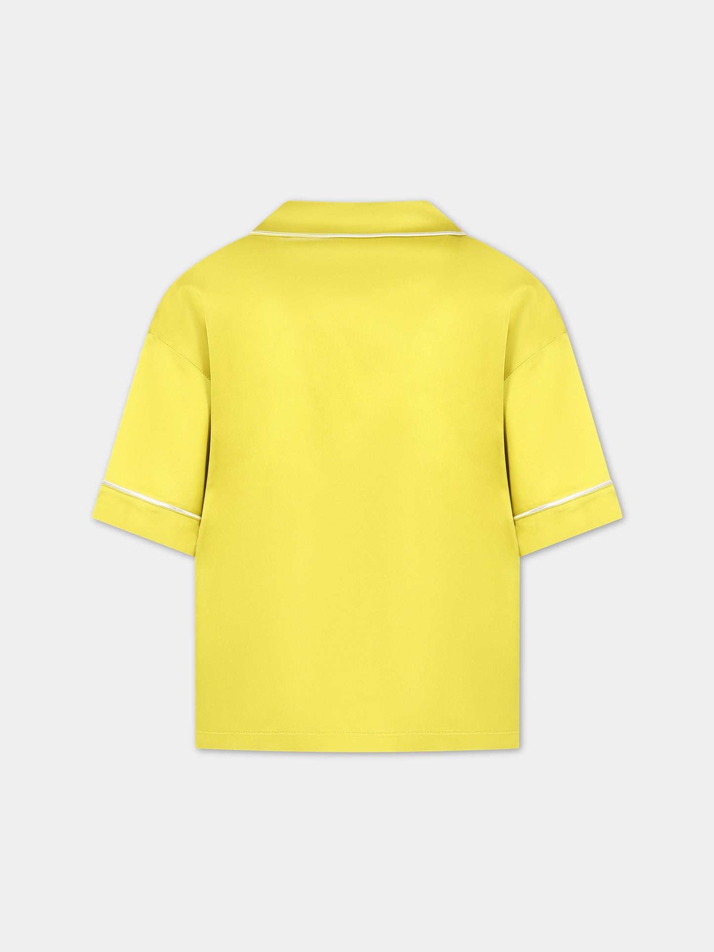 Camicia gialla per bambina,Douuod Kids,DS5P41 S0104 204