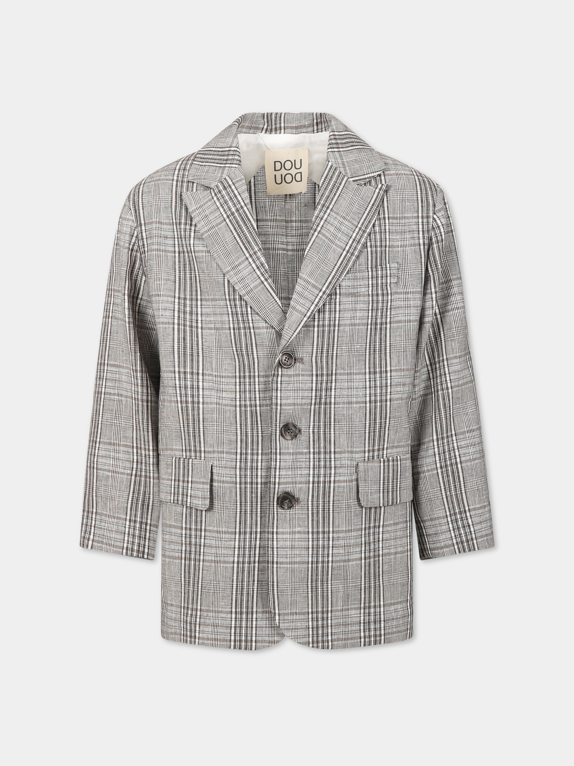 Giacca grigia per bambina,Douuod Kids,DS2P14 I0133 114BC