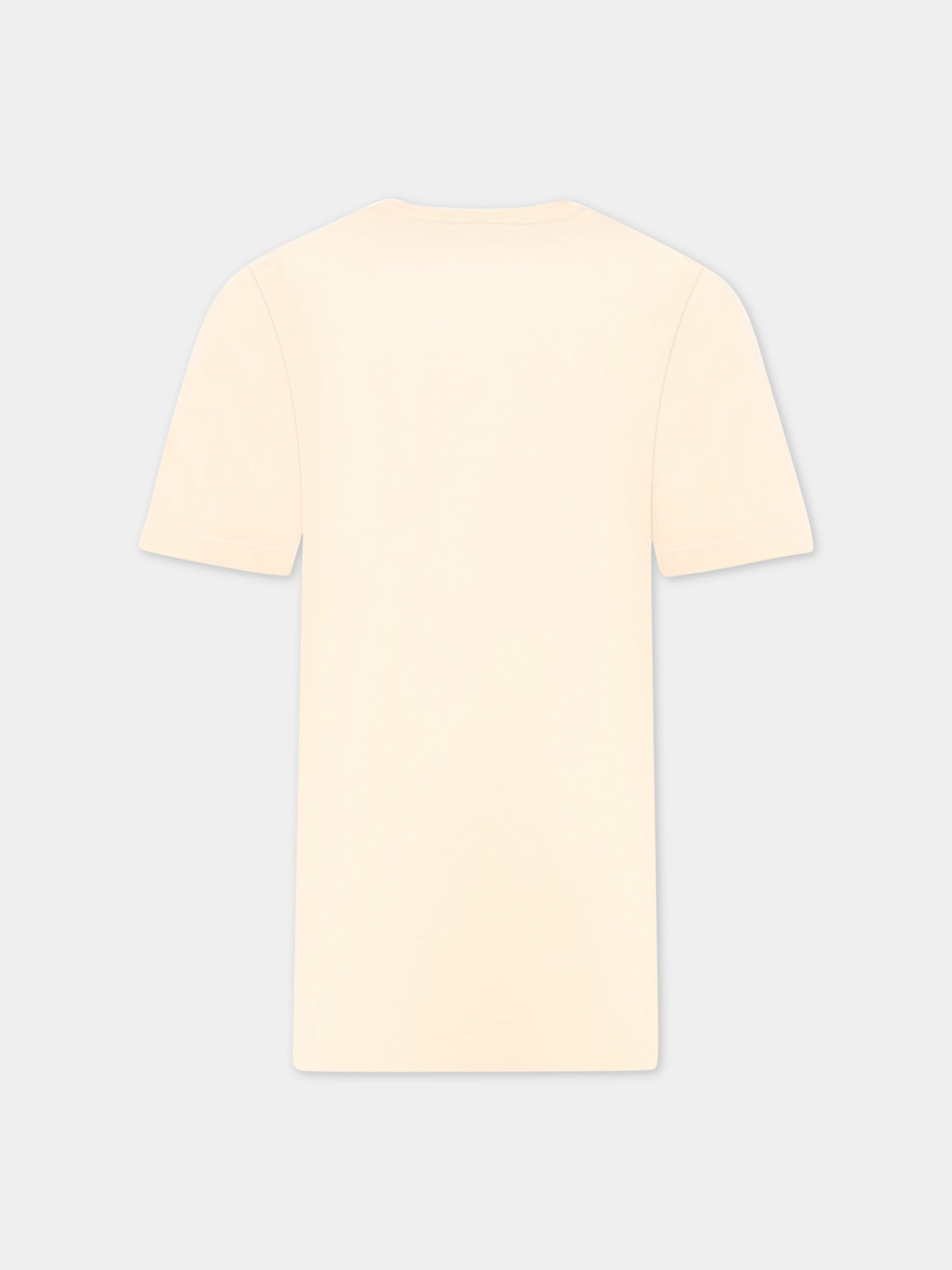 T-shirt rosa con stampa chitarra per bambina,Stella Mccartney Kids,TS1F11 Z0434 504