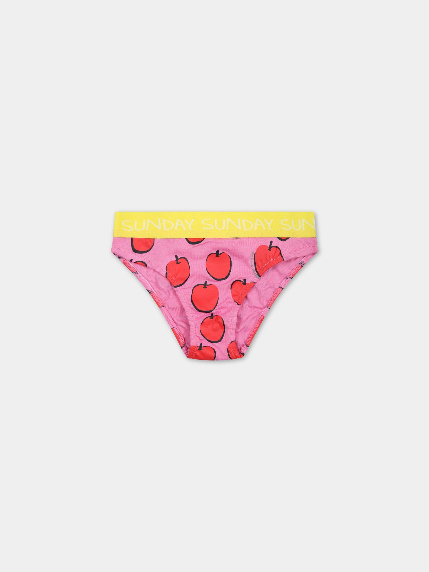 Set multicolor per bambina con mele,Stella Mccartney Kids,TS0B79 Z0723 999