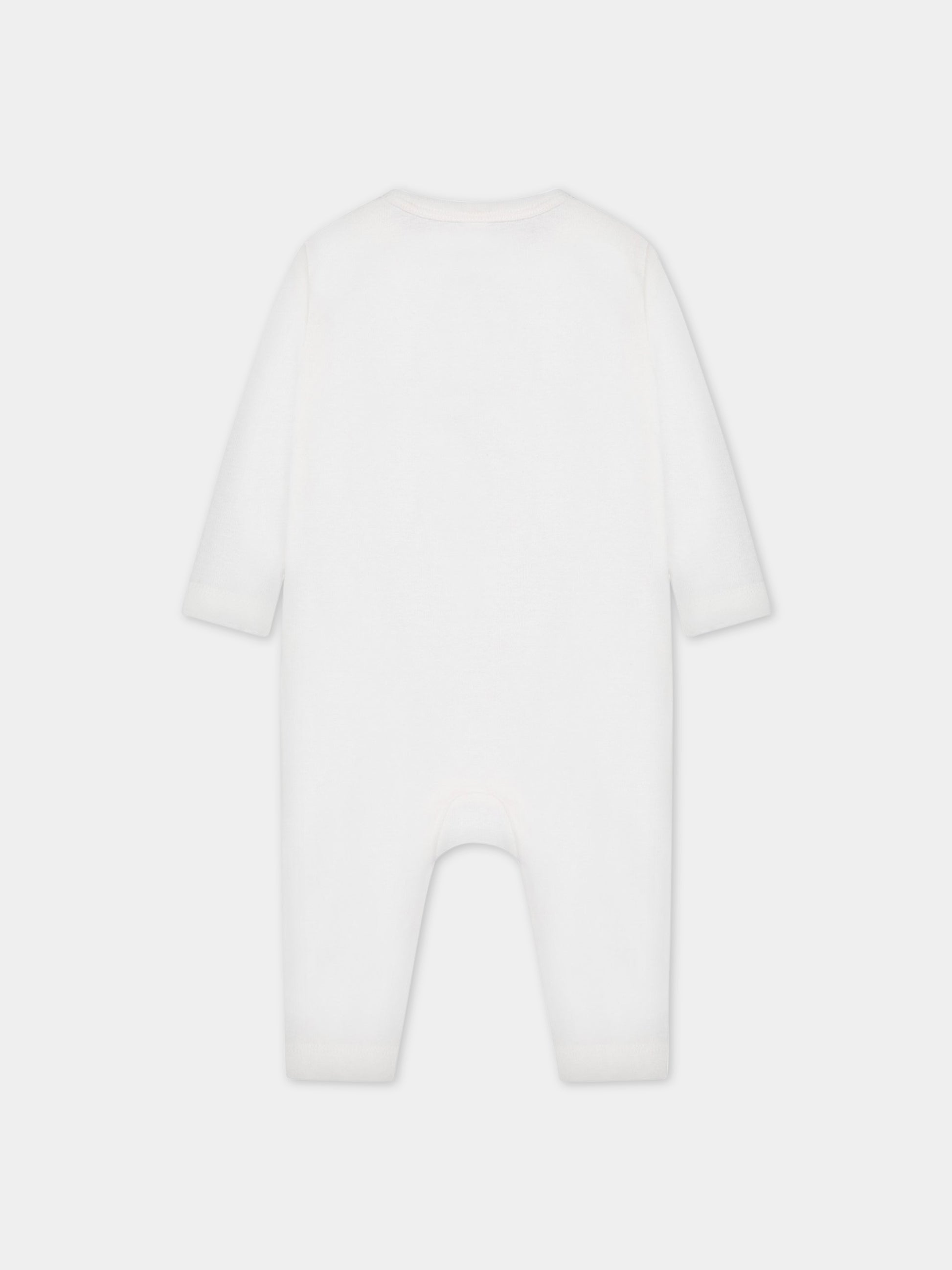 Set bianco per neonato con stampa,Stella Mccartney Kids,TSB509 Z1098 100MC