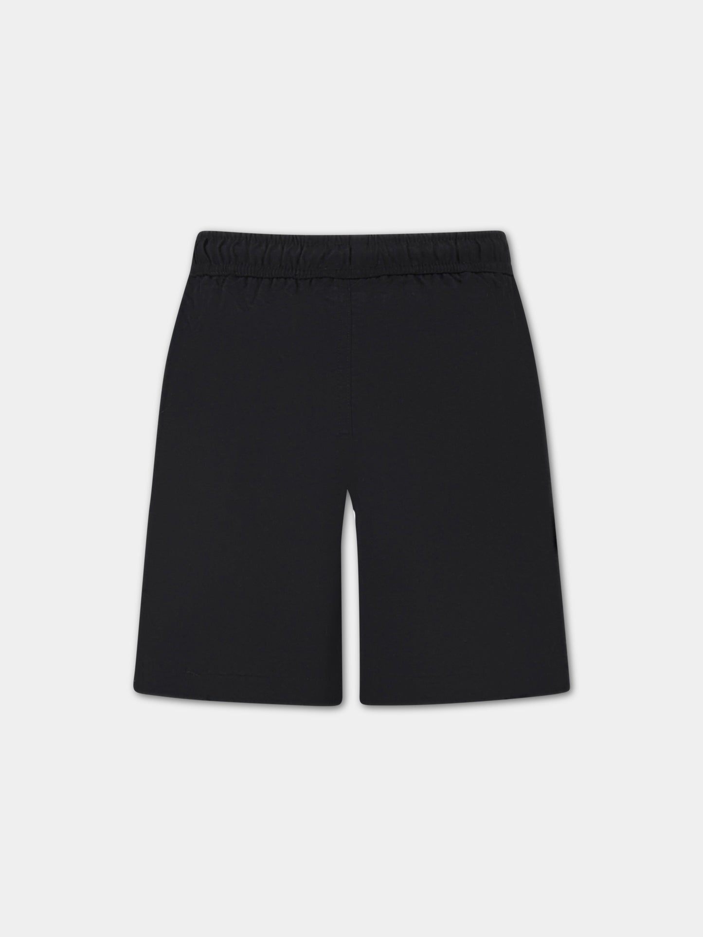 Boxer mare nero per bambino con logo bianco,Msgm Kids,MS029495 110