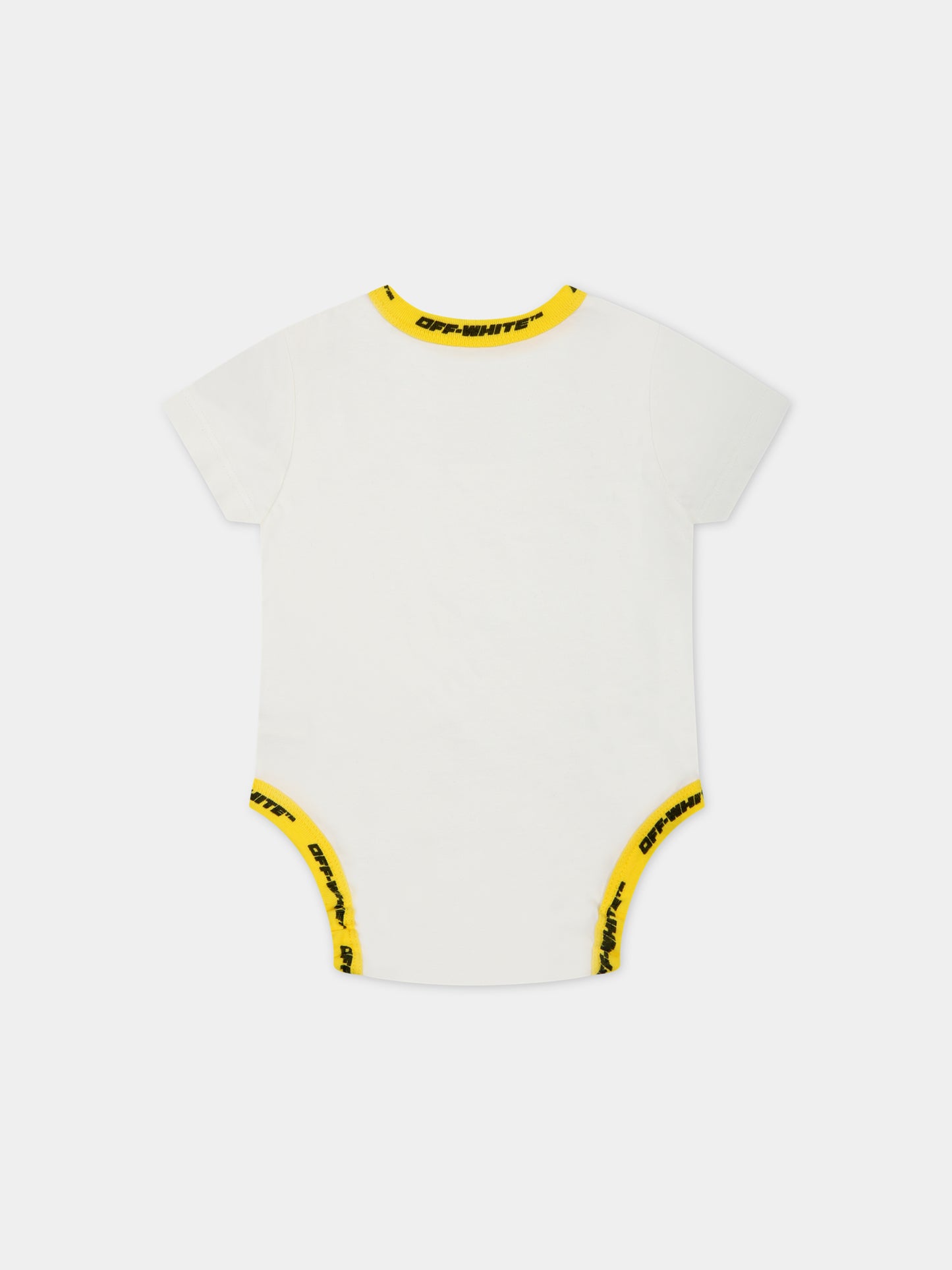 Set bianco per neonato con logo,Off White,OB2X005S23JER0010318