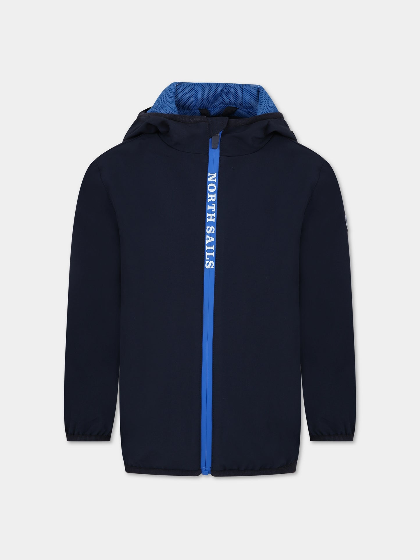Giubbotto blu per bambino con logo,North Sails,701900 000 0802