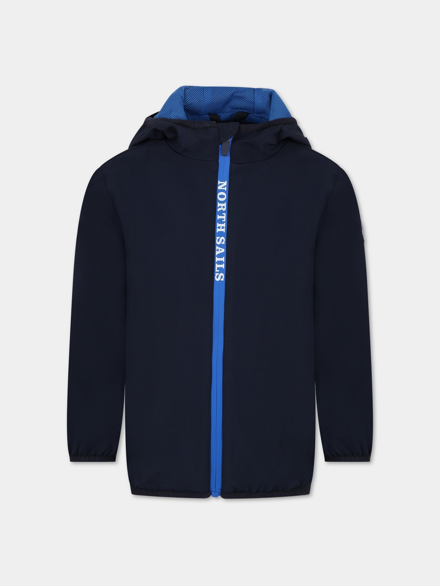 Giubbotto blu per bambino con logo,North Sails,701900 000 0802