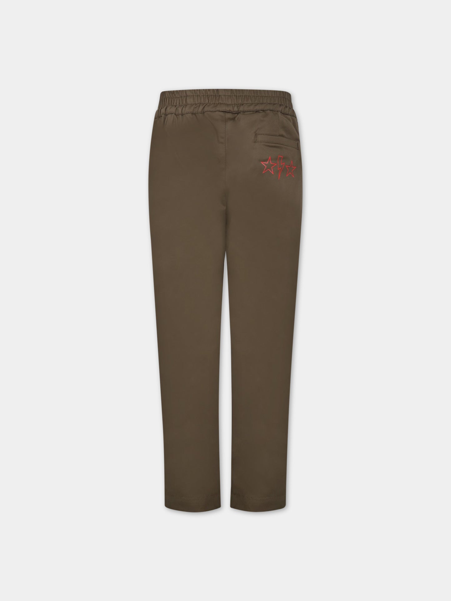 Pantaloni verdi per bambino con logo,Neil Barrett Kids,033617 082