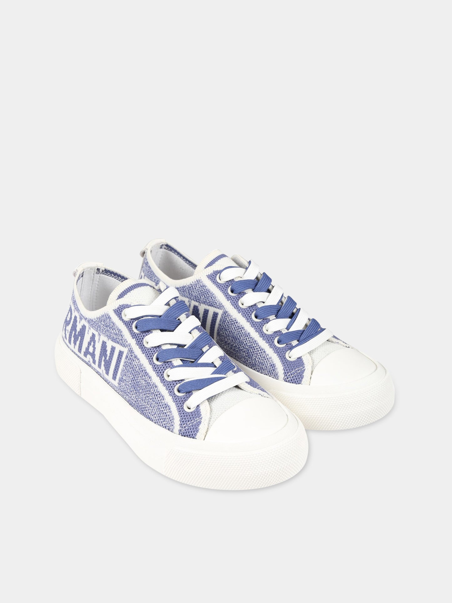 Sneakers multicolor per bambino con logo,Armani Junior,XYX031 XOT68 S777