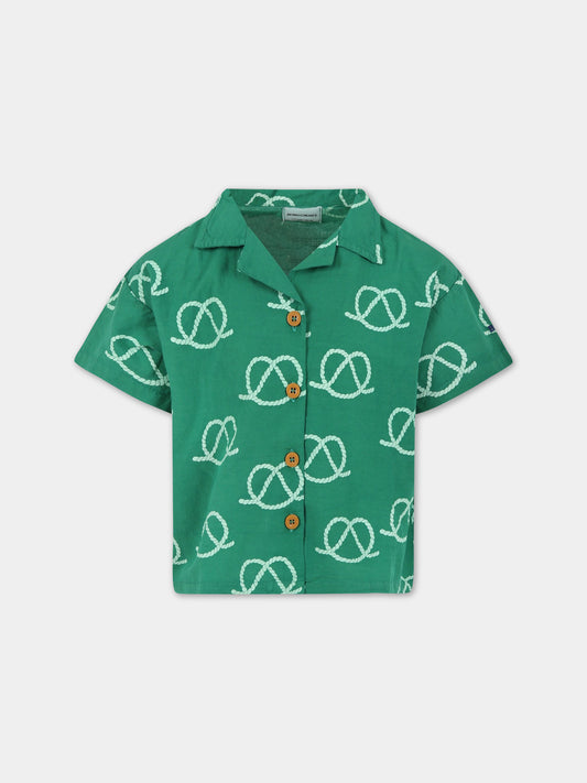Camicia verde per bambino,Bobo Choses,123AC105