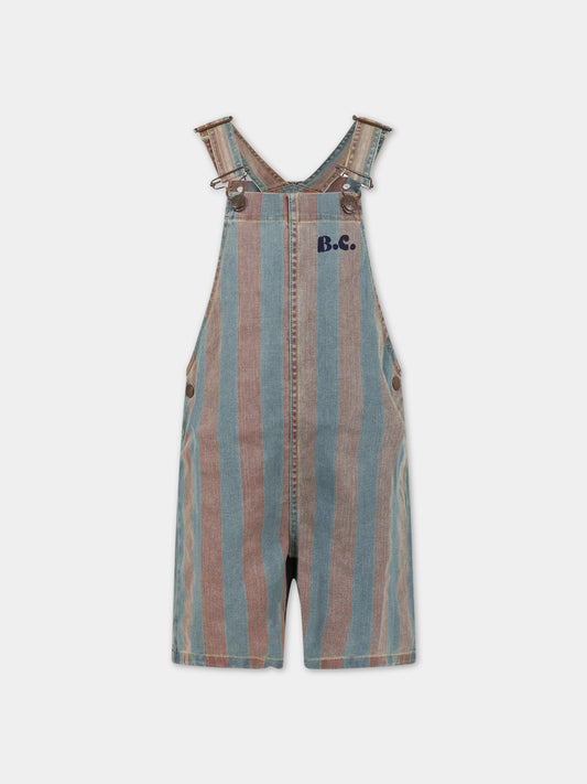 Salopette multicolor per bambino con logo,Bobo Choses,123AC120