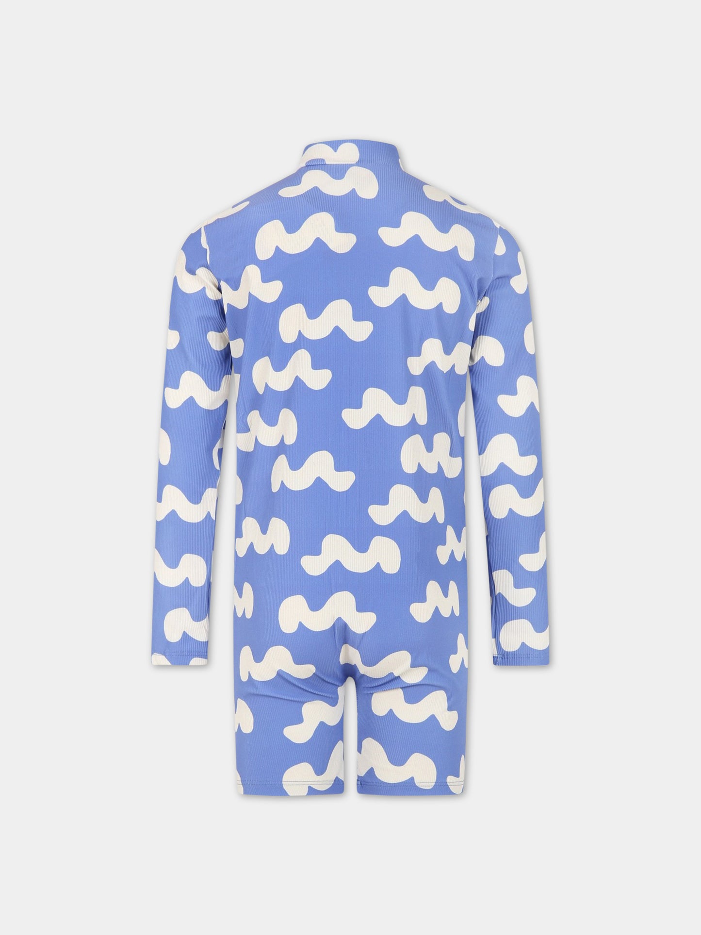 Tuta-mare azzurro per bambino con logo,Bobo Choses,123AC148