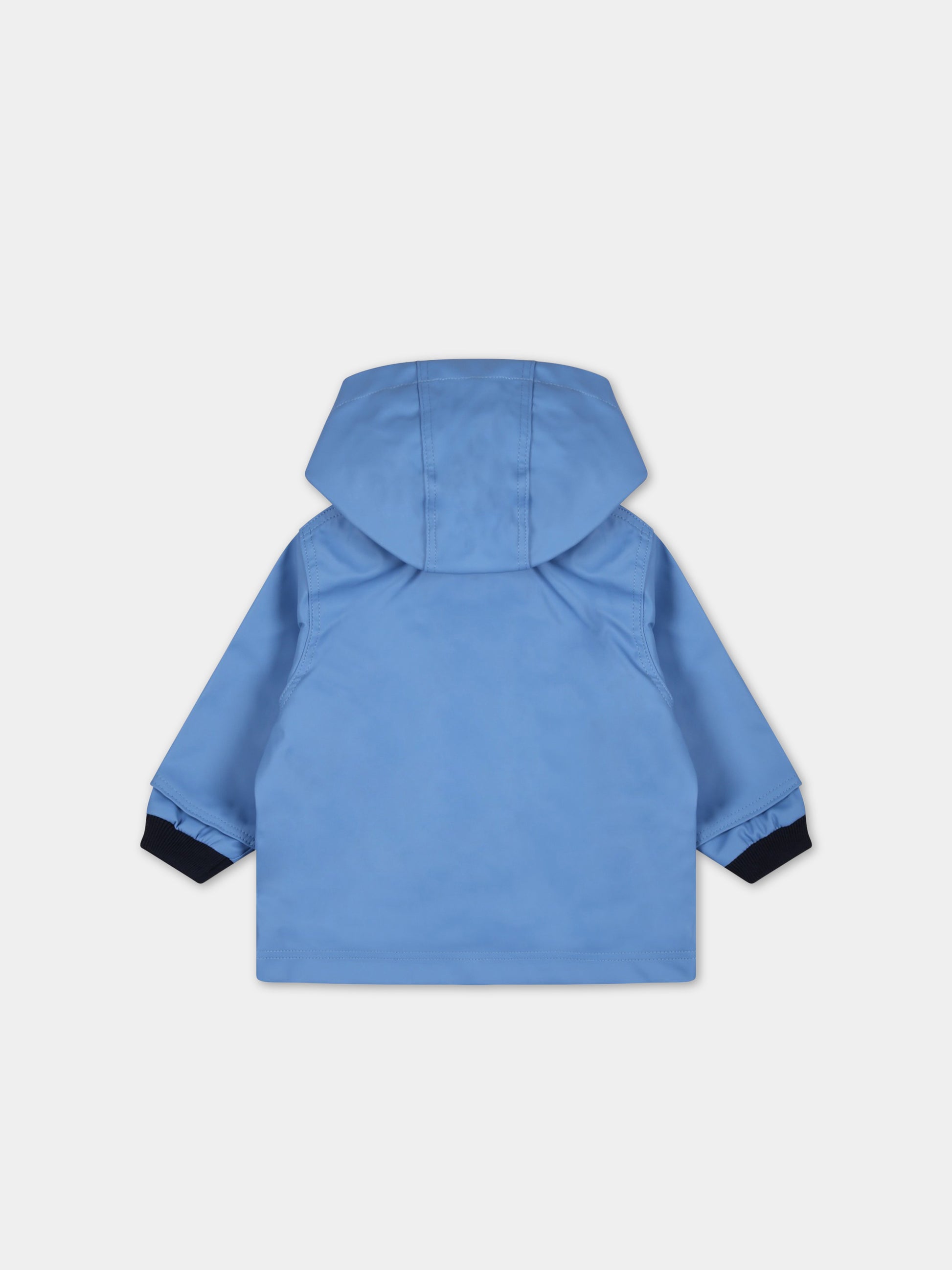 Impermeabile celeste per neonato,Petit Bateau,A072V EDNA