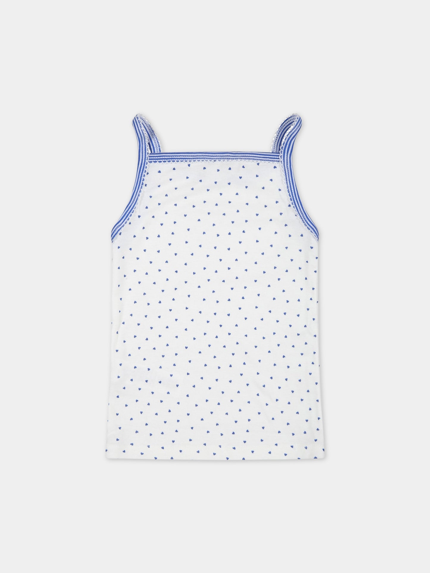 Set multicolor per bambina con cuori e logo,Petit Bateau,A07A2 VARIANTE 1