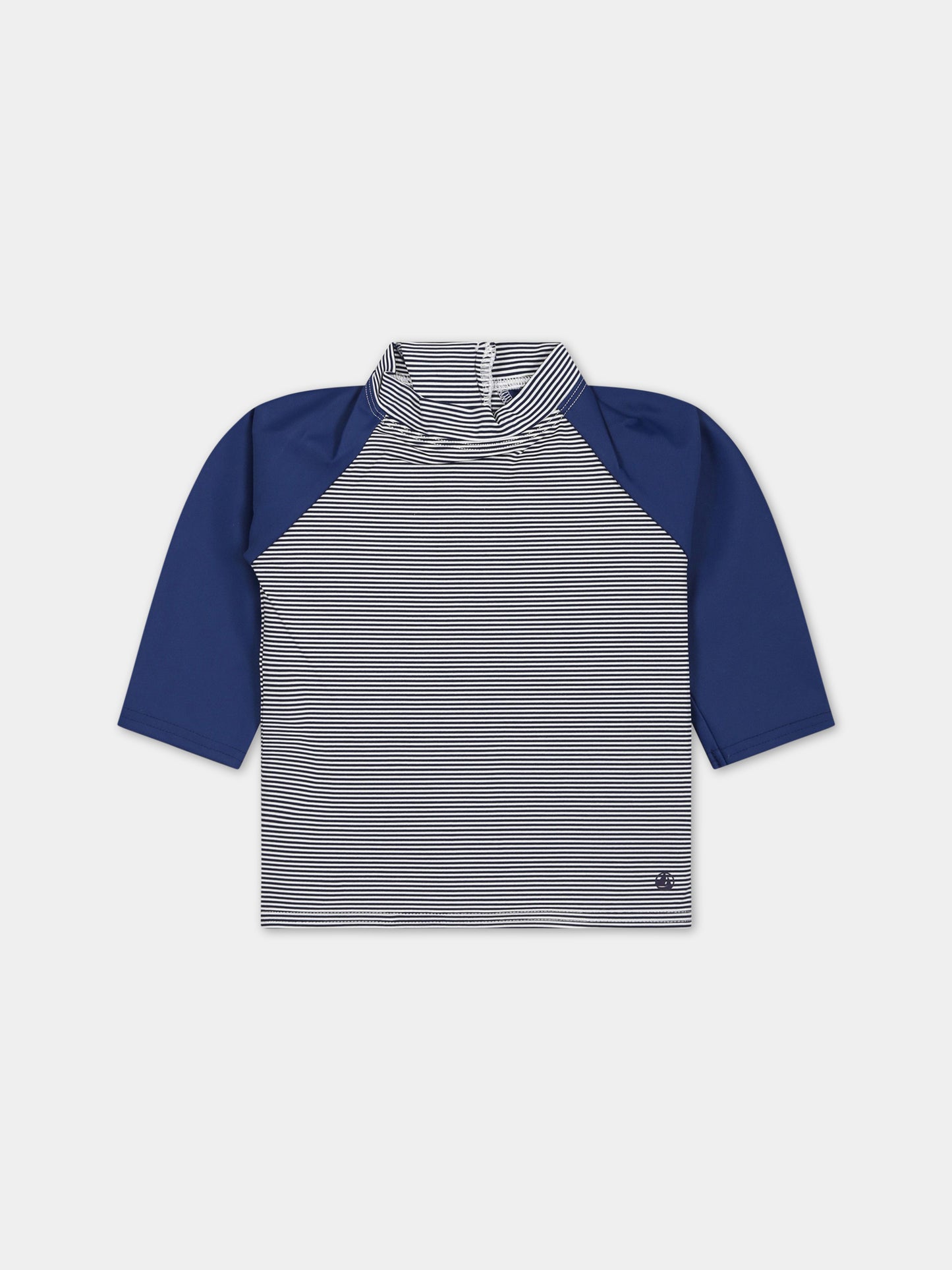 T-shirt multicolor per neonato con logo,Petit Bateau,A03QQ MEDIEVAL/MARSHMALLOW