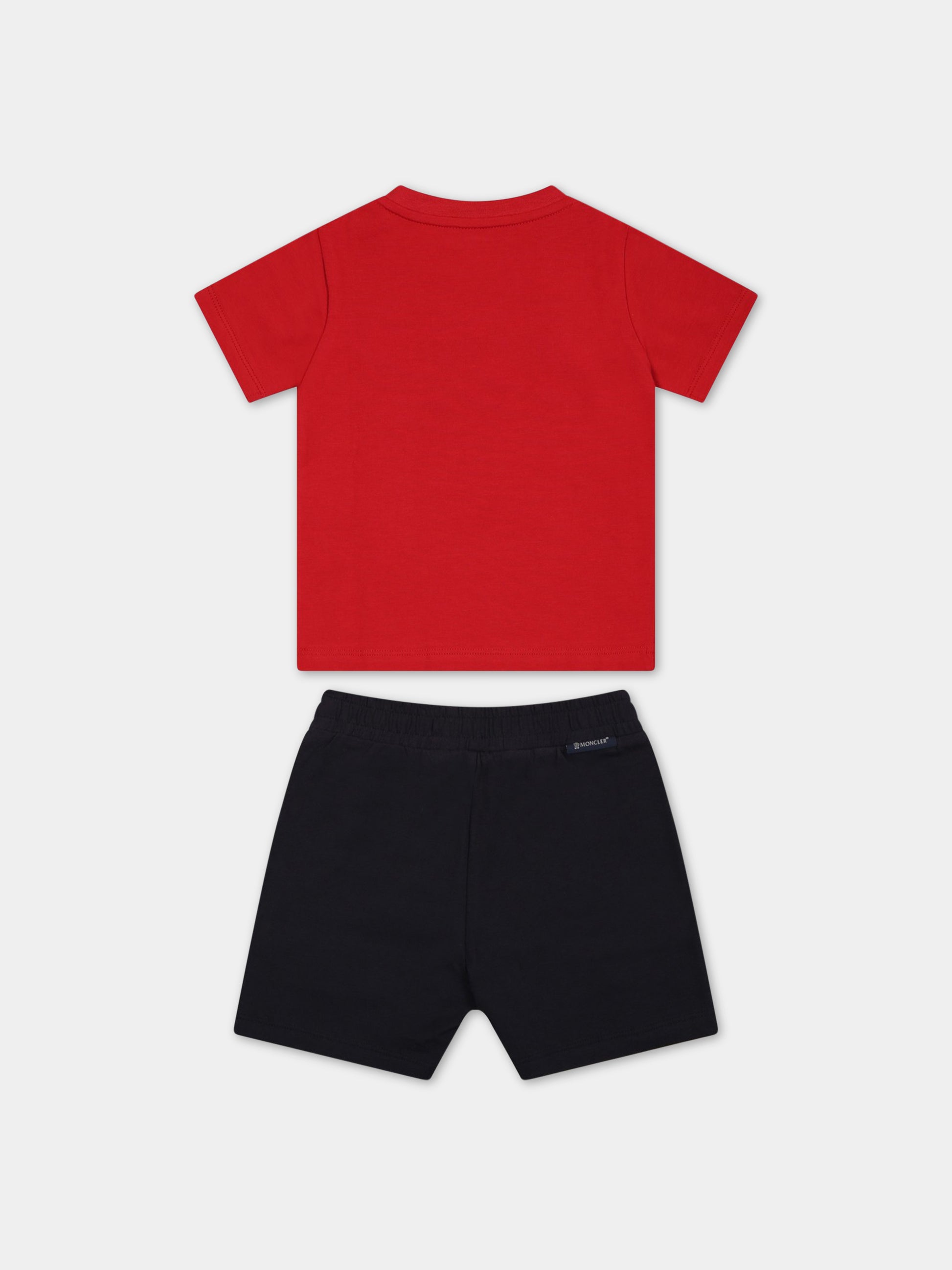Completo sportivo multicolor per neonato,Moncler Kids,951 8M00027 8790N 455