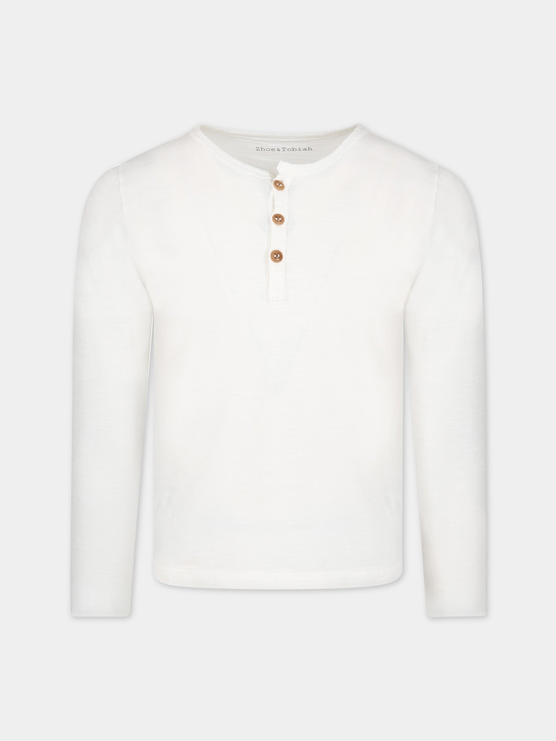 T-shirt bianco per bambino,Zhoe & Tobiah,CJ8 1