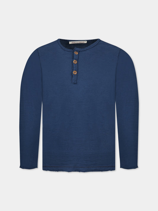 T-shirt blu per bambino,Zhoe & Tobiah,CJ8 11