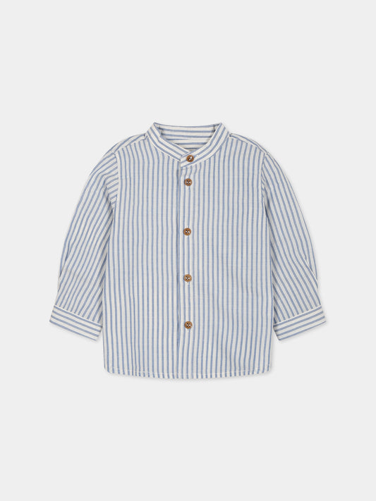 Camicia azzurra per neonato,Zhoe & Tobiah,SCO6 352