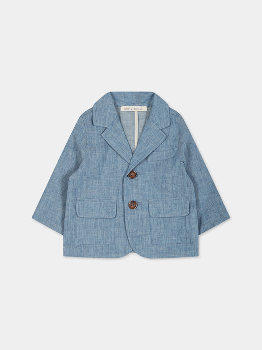 Giacca azzurra per neonato,Zhoe & Tobiah,CLD4 352